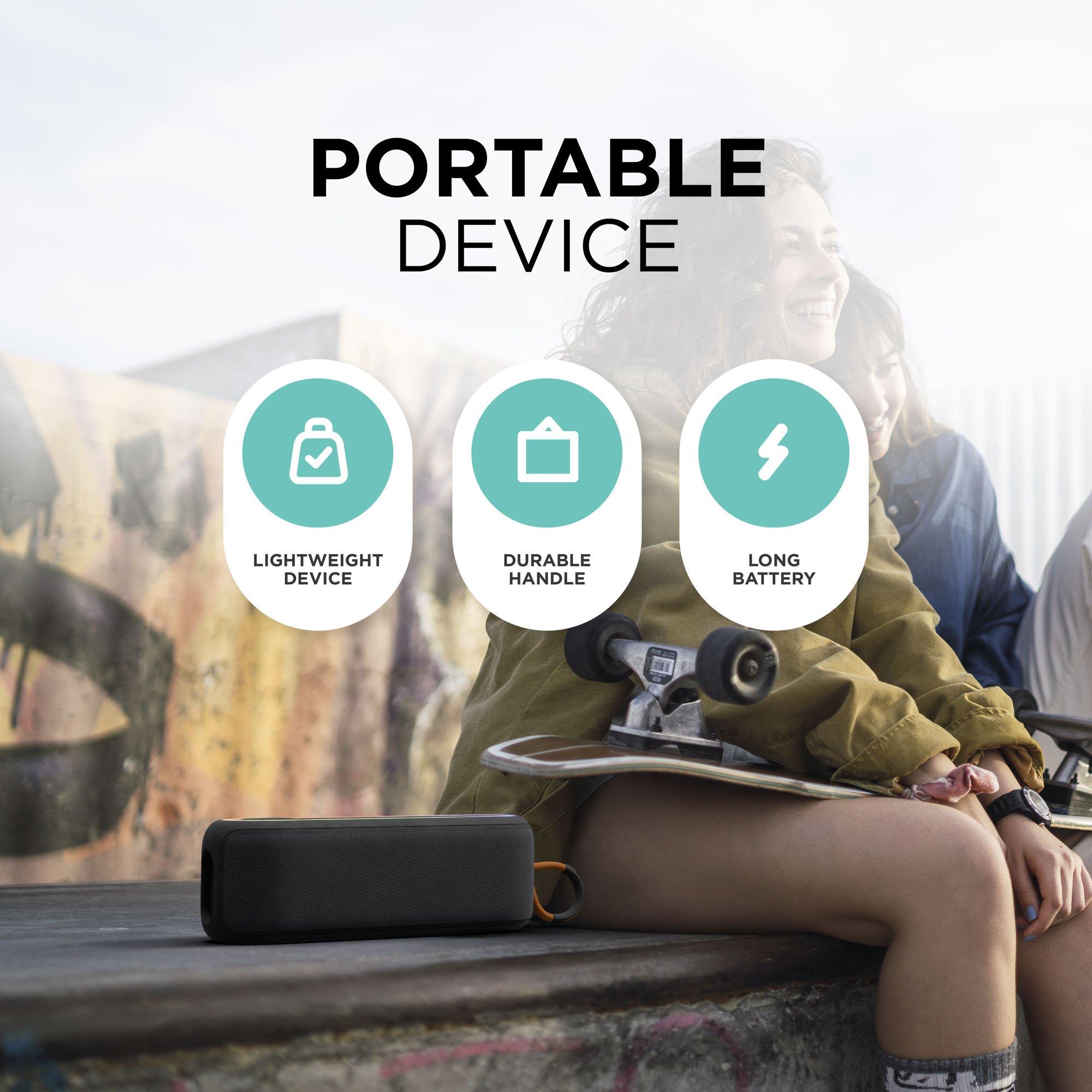 Black - DMD Collective - Bluetooth Speaker - Portable Wireless - 6