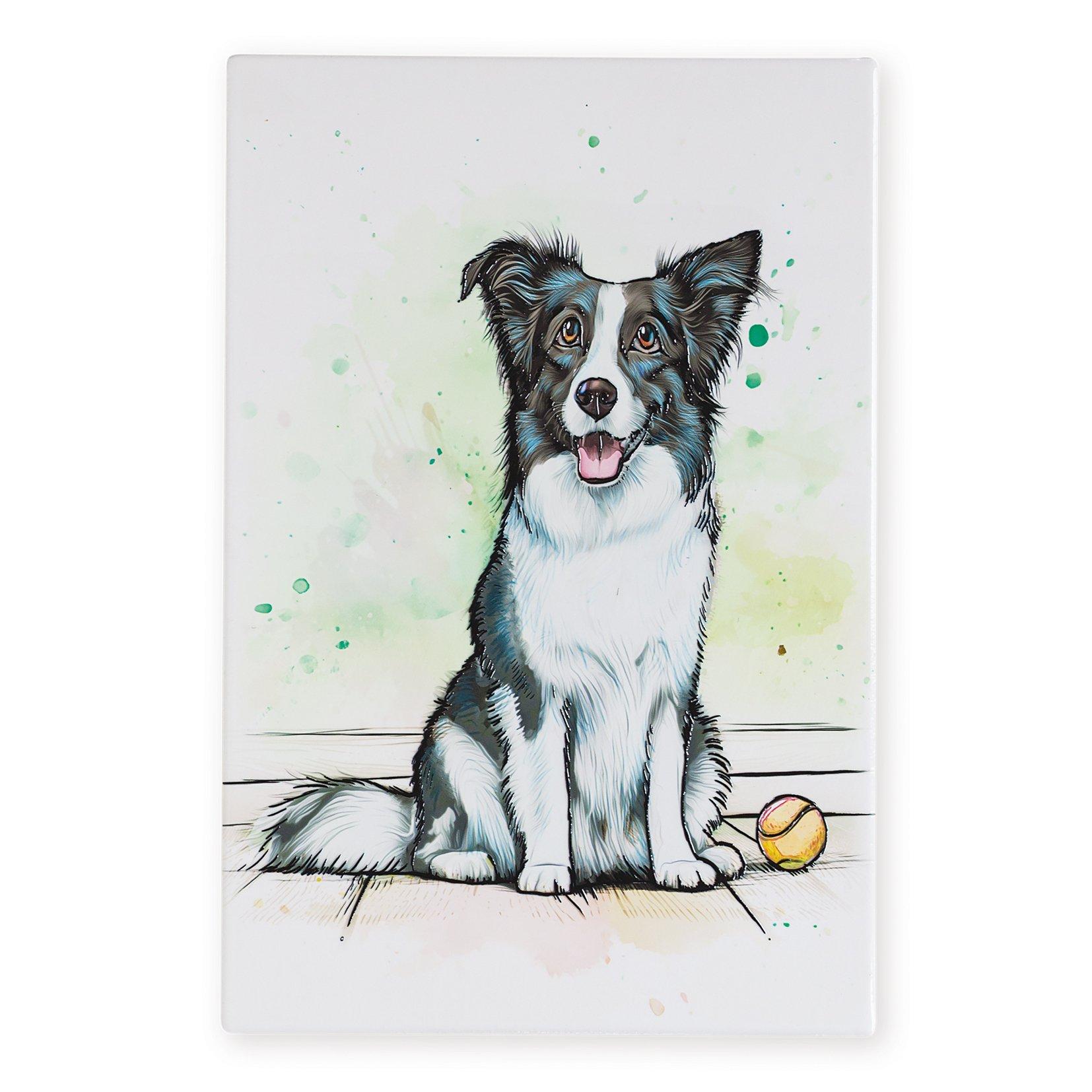 Art of Arora 2850 - Border Collie Tile