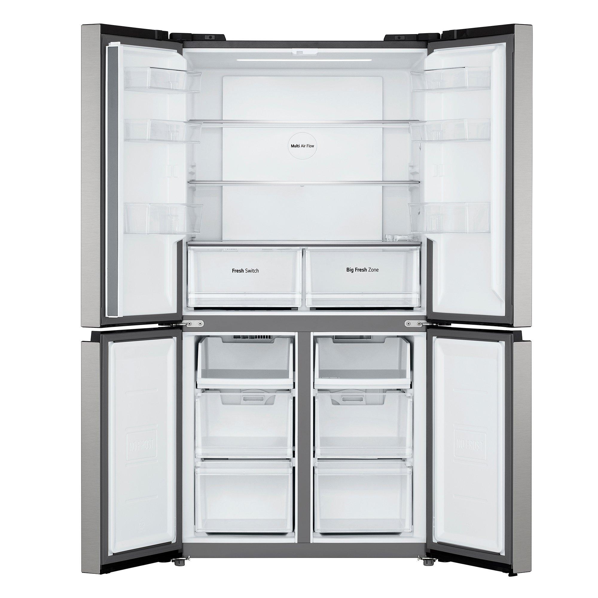 Silver - LG - GMM41MSBEM Fridge Freezer - Silver - E Rated - 2