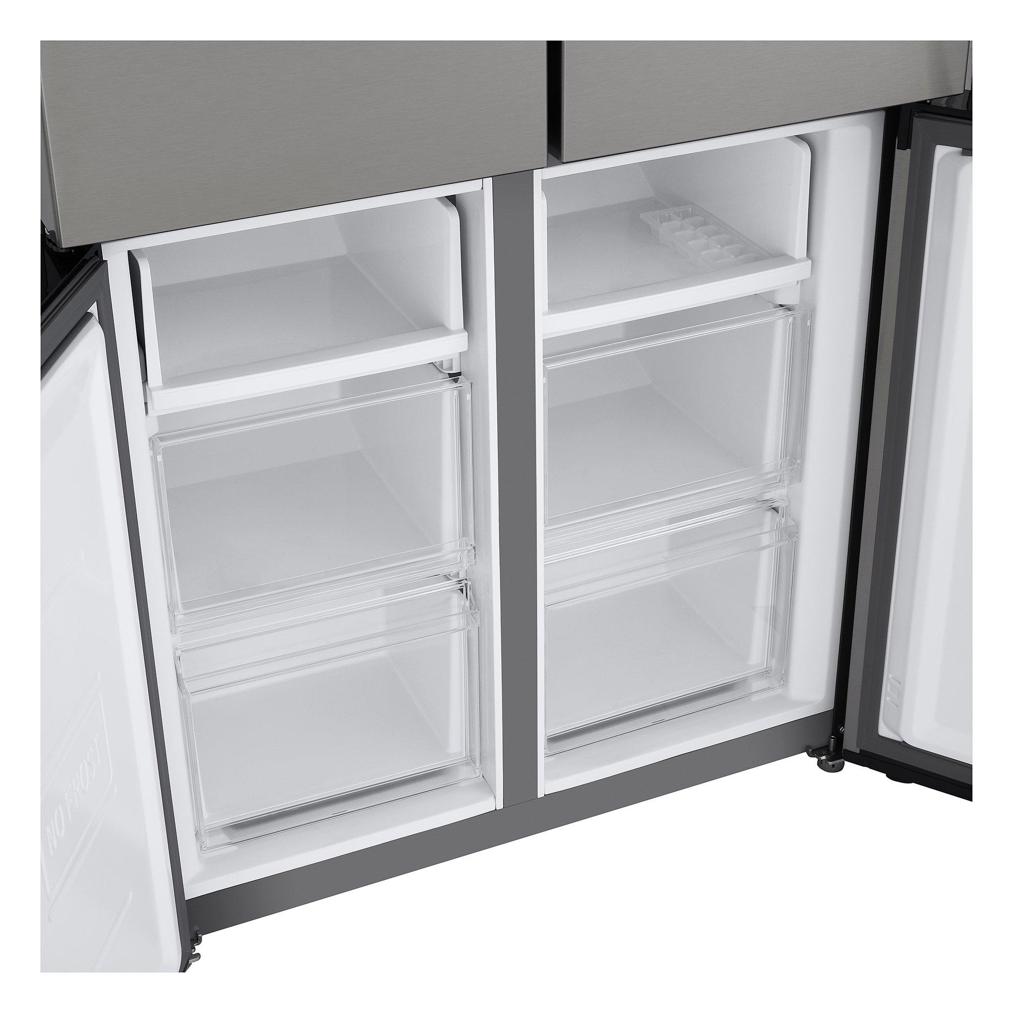 Silver - LG - GMM41MSBEM Fridge Freezer - Silver - E Rated - 6
