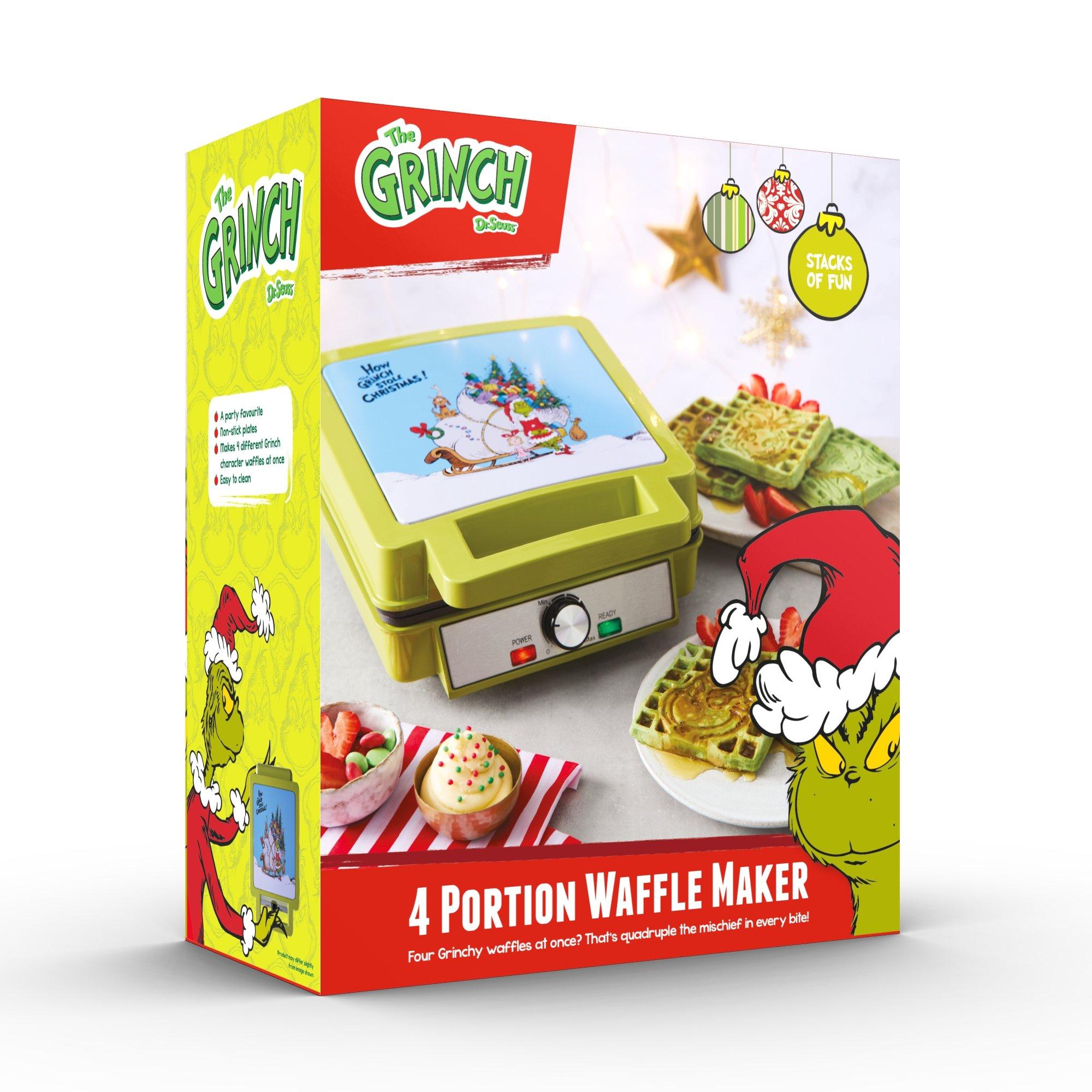 Green - The Grinch - The Grinch™ 4-Portion Waffle Maker - 1