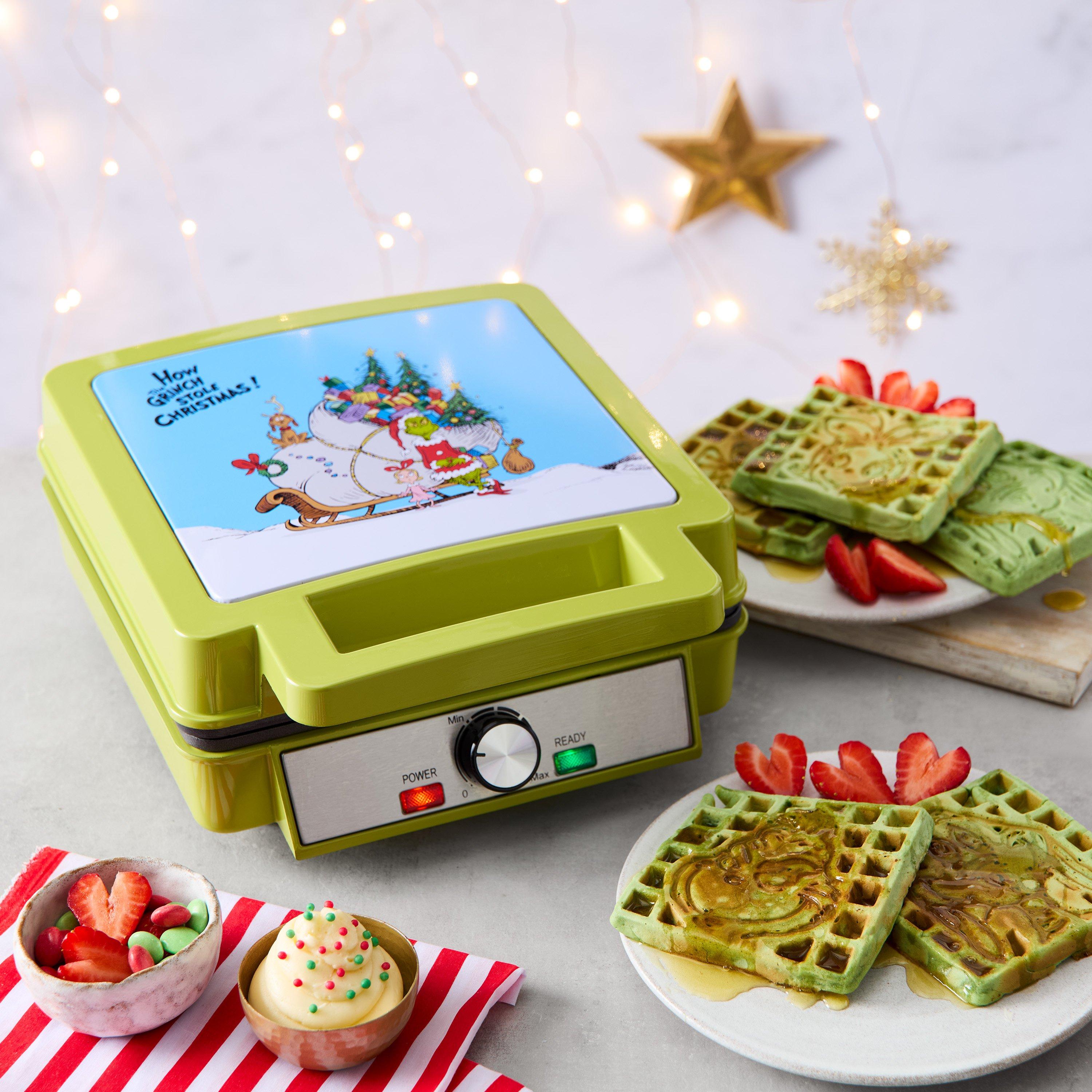 Green - The Grinch - The Grinch™ 4-Portion Waffle Maker - 4