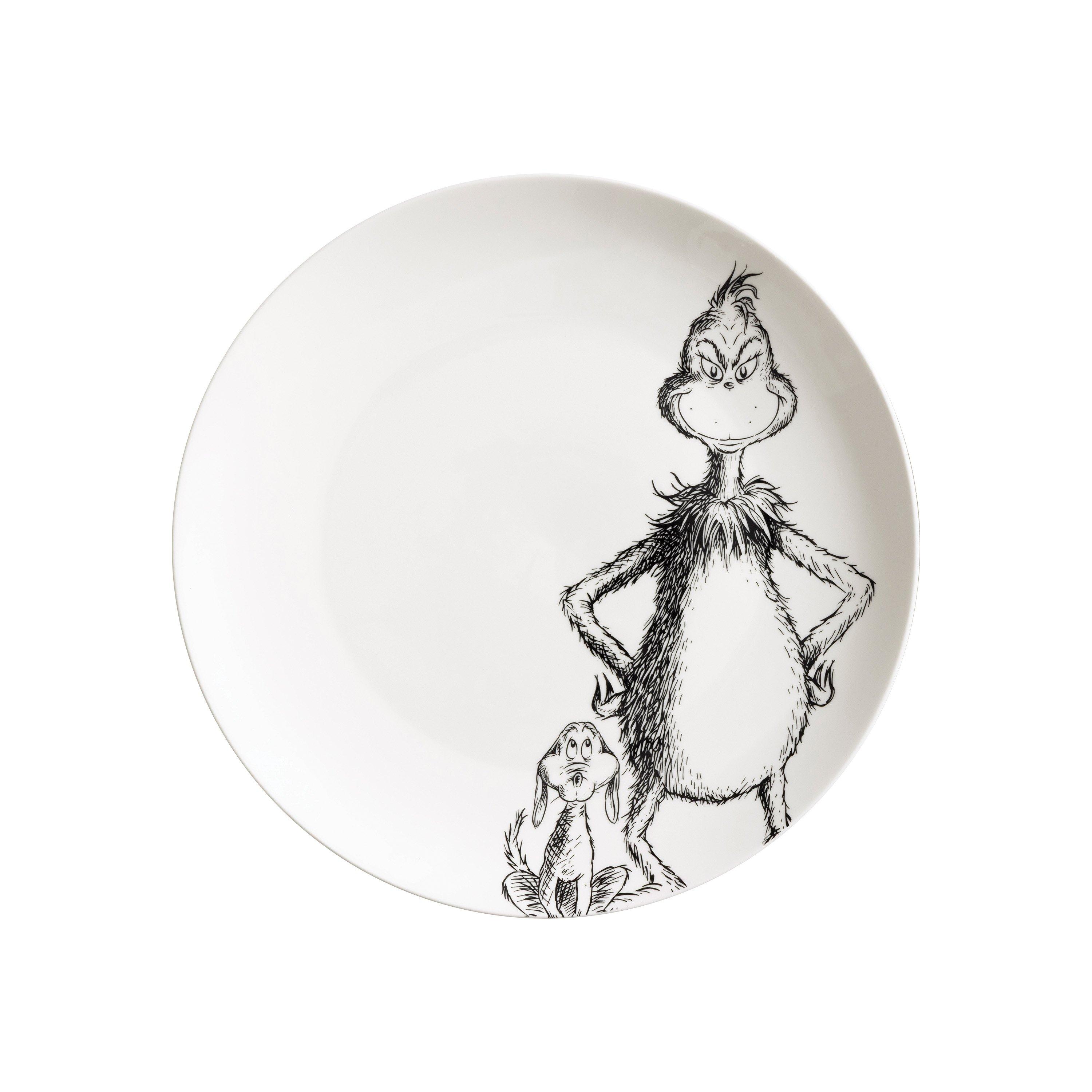 White - The Grinch - 12Pcs The Grinch & Max Dinner Set - 3