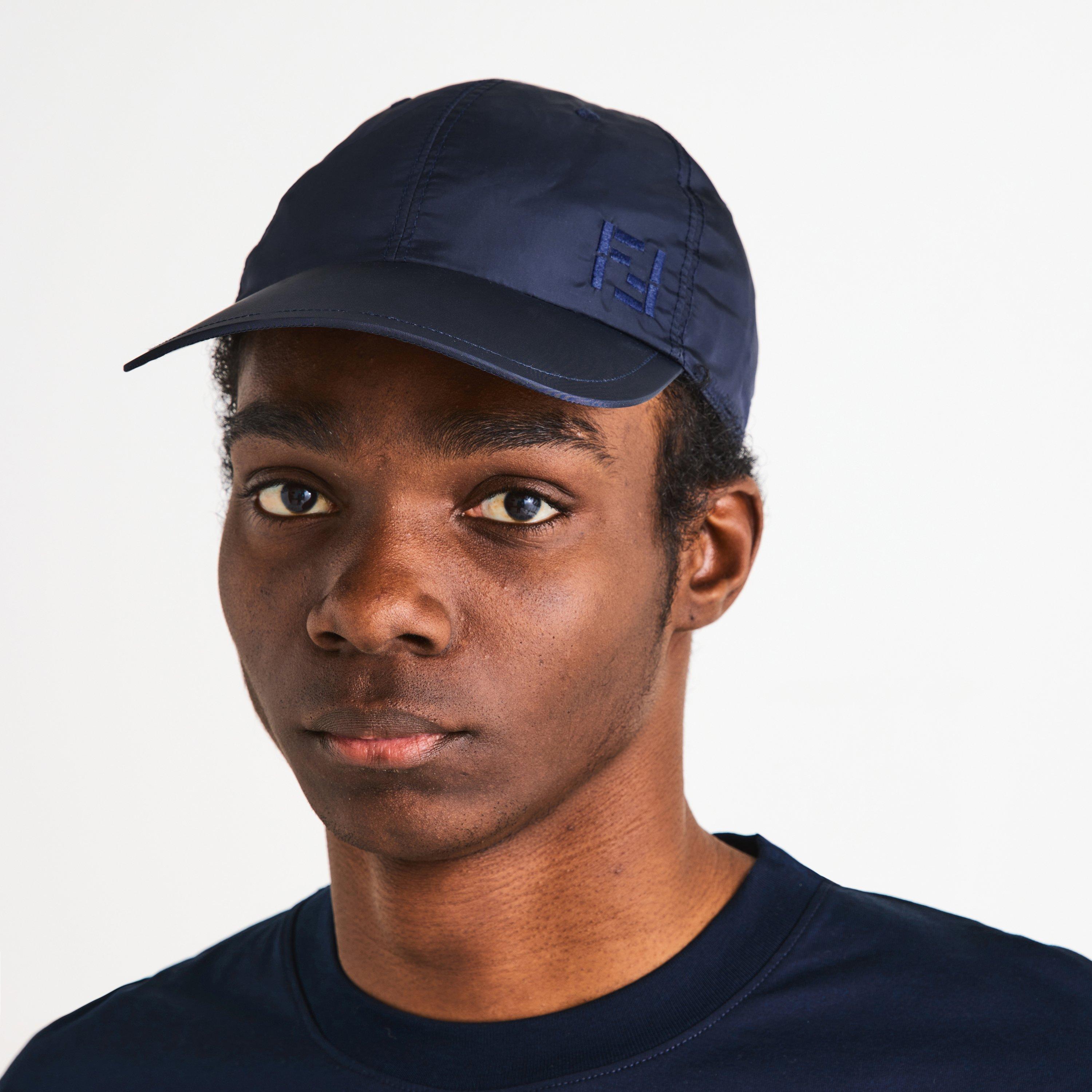 Blue - Fendi - Men's FF Baseball Cap - 3