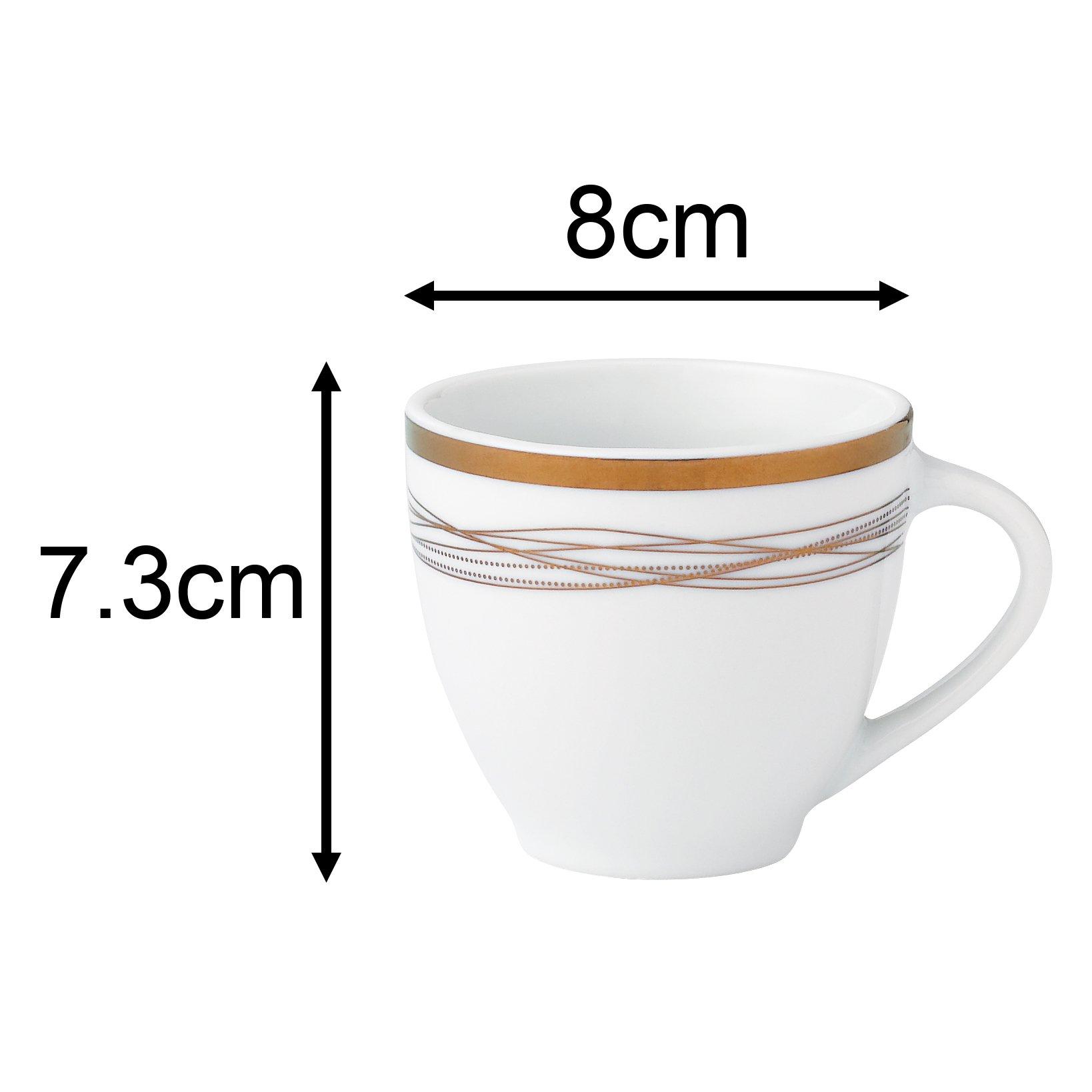 Gold - Waterside - 35PC Gold Swirl Dinner Set - 5