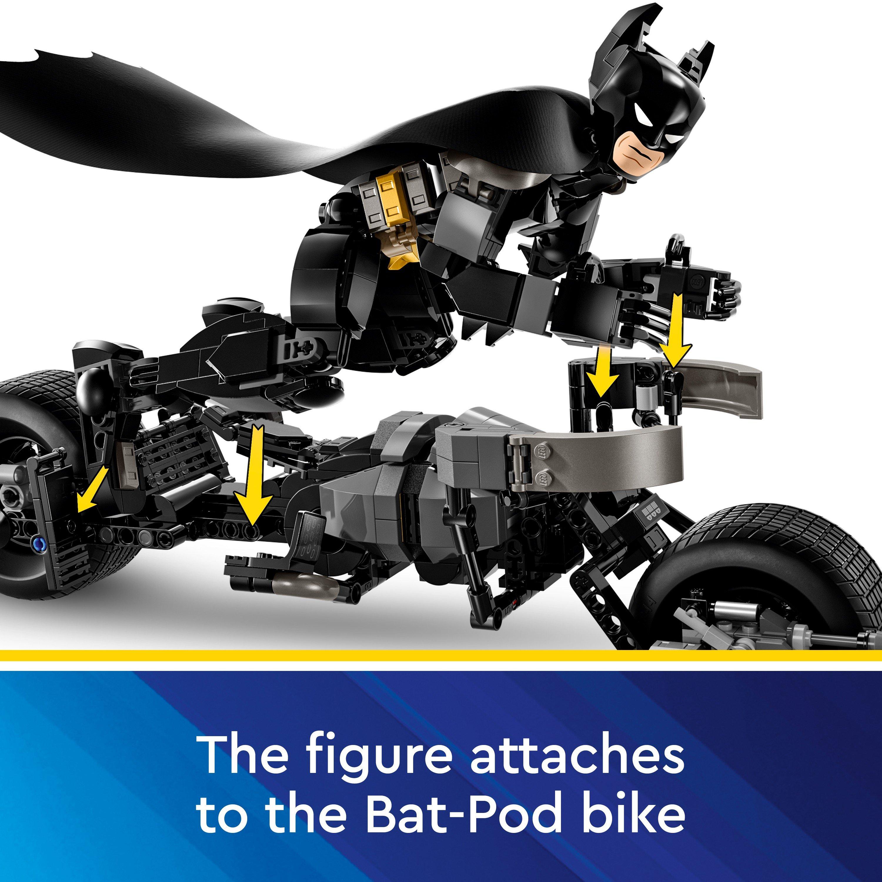 Mercadoria - LEGO - DC 76273 Batman Construction Figure Bat-Pod Bike - 7