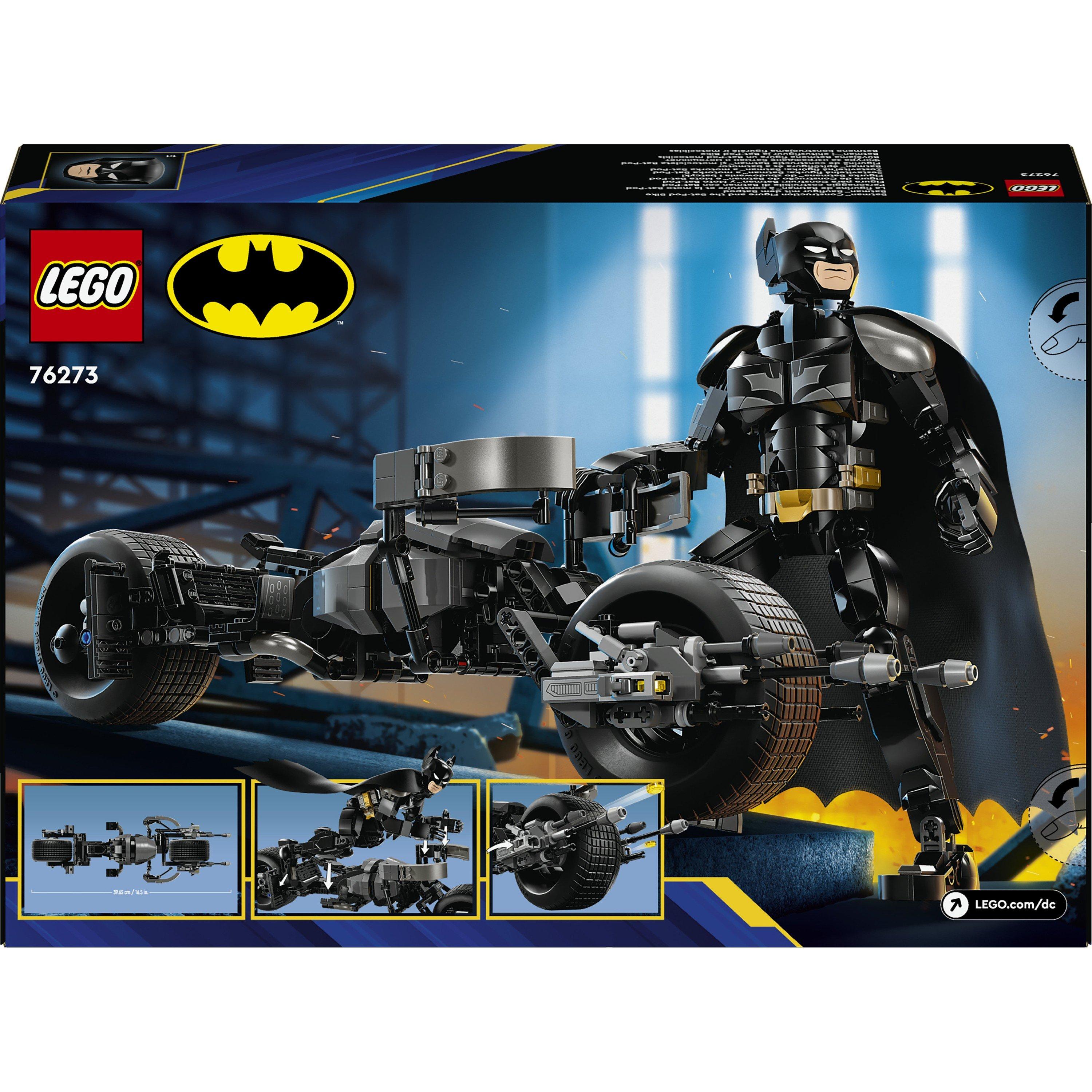 Mercadoria - LEGO - DC 76273 Batman Construction Figure Bat-Pod Bike - 10