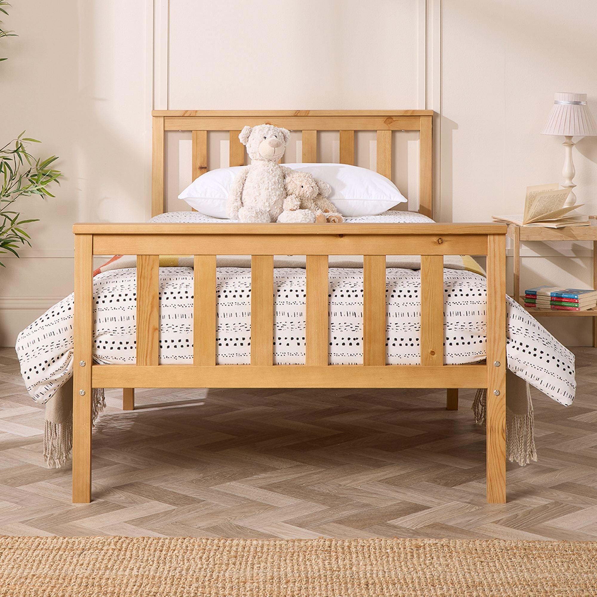 Natural - Aspire - Atlantic Bed Frame in Natural - 2