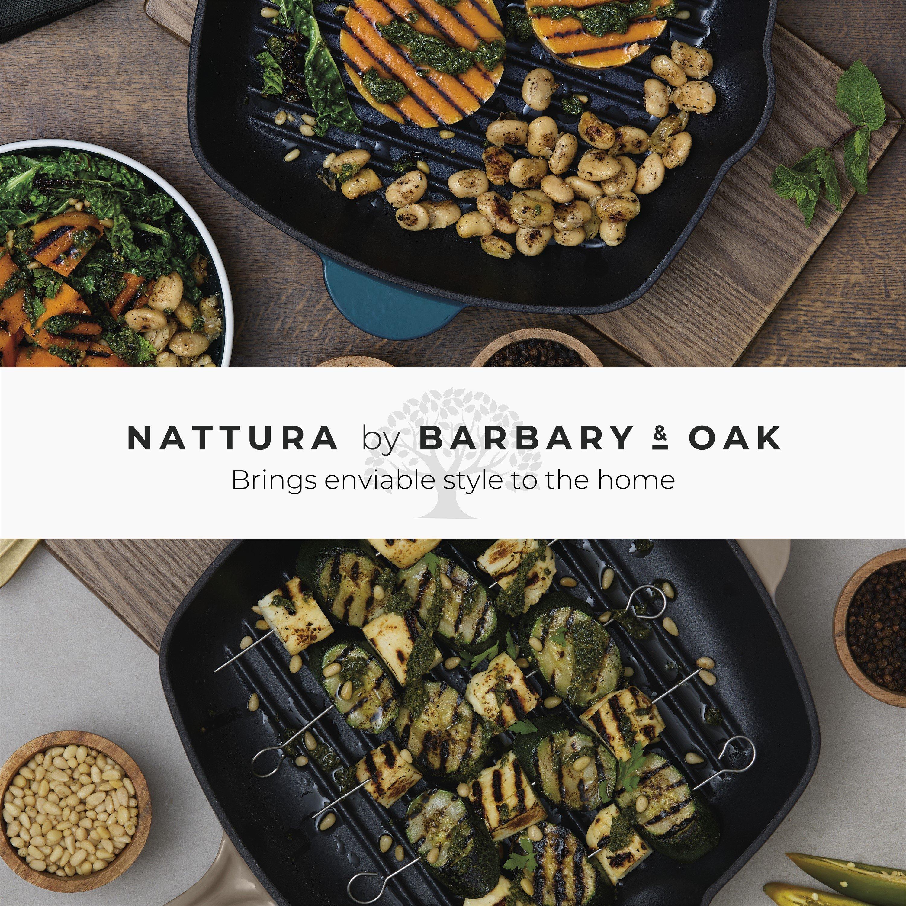 Beige - Barbary And Oak - Nattura 28cm Cast Iron Grill Pan Cashmere - 8