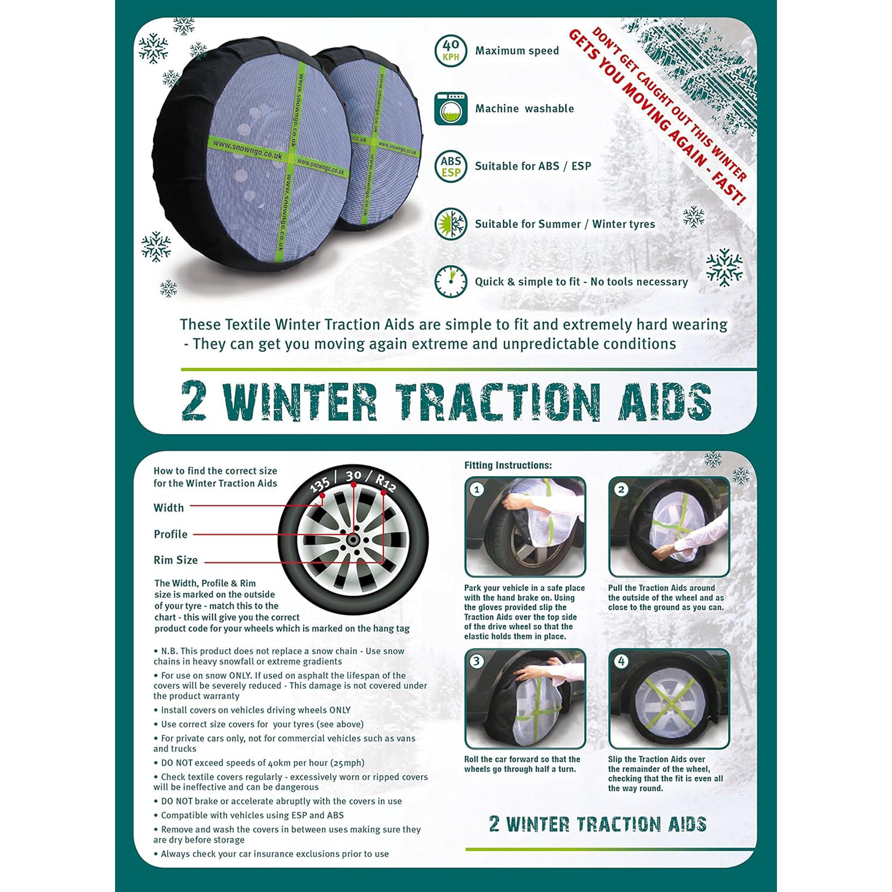 Black - Snow-N-Go - Snow N Go Traction Socks - 5