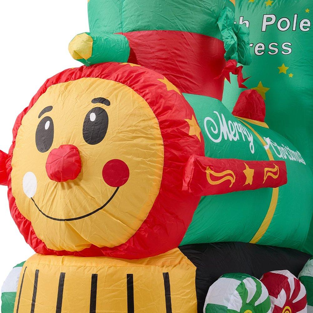 Green - LIFE IDEAS - 6FT Blow Up Christmas Inflatable - 5