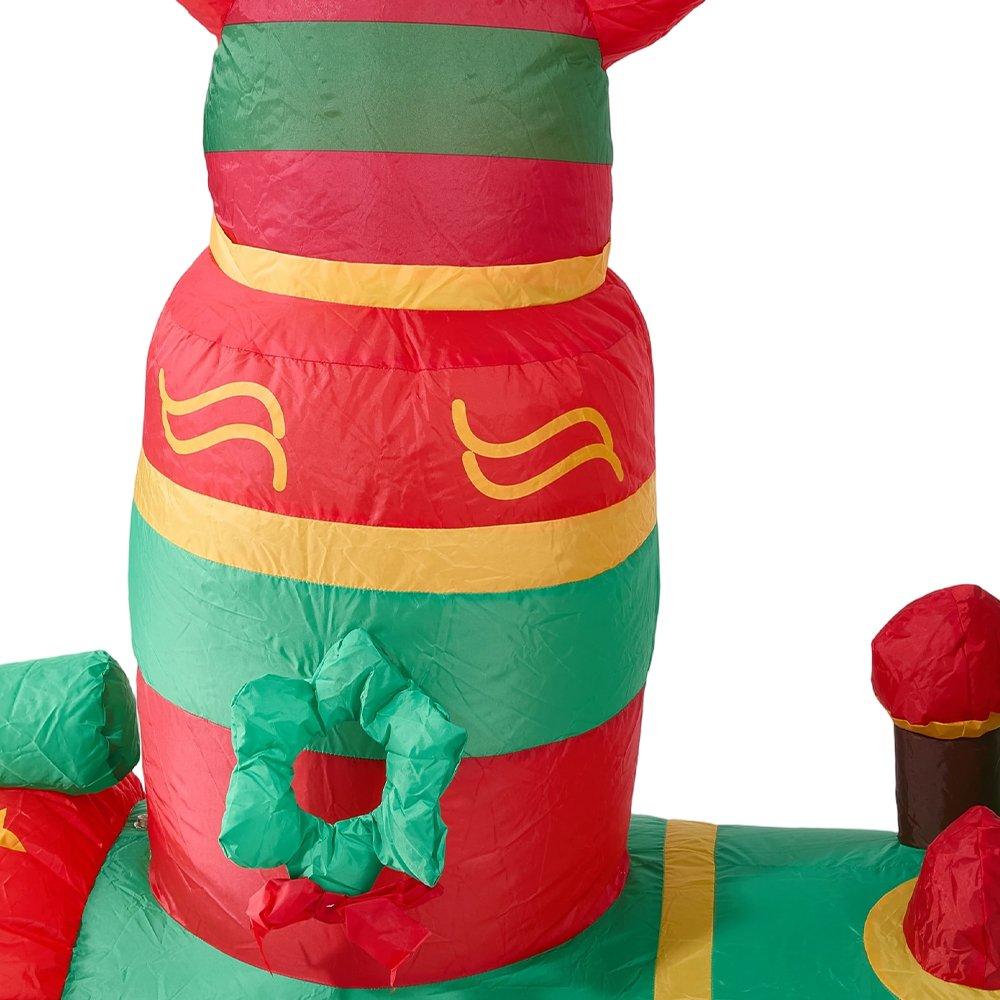 Green - LIFE IDEAS - 6FT Blow Up Christmas Inflatable - 6