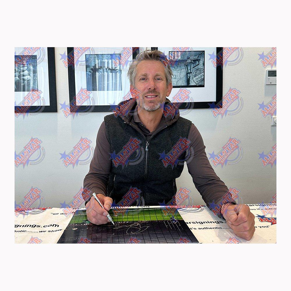 Green - AllStarSignings Ltd - Edwin van Der Sar signed and framed photograph - 2