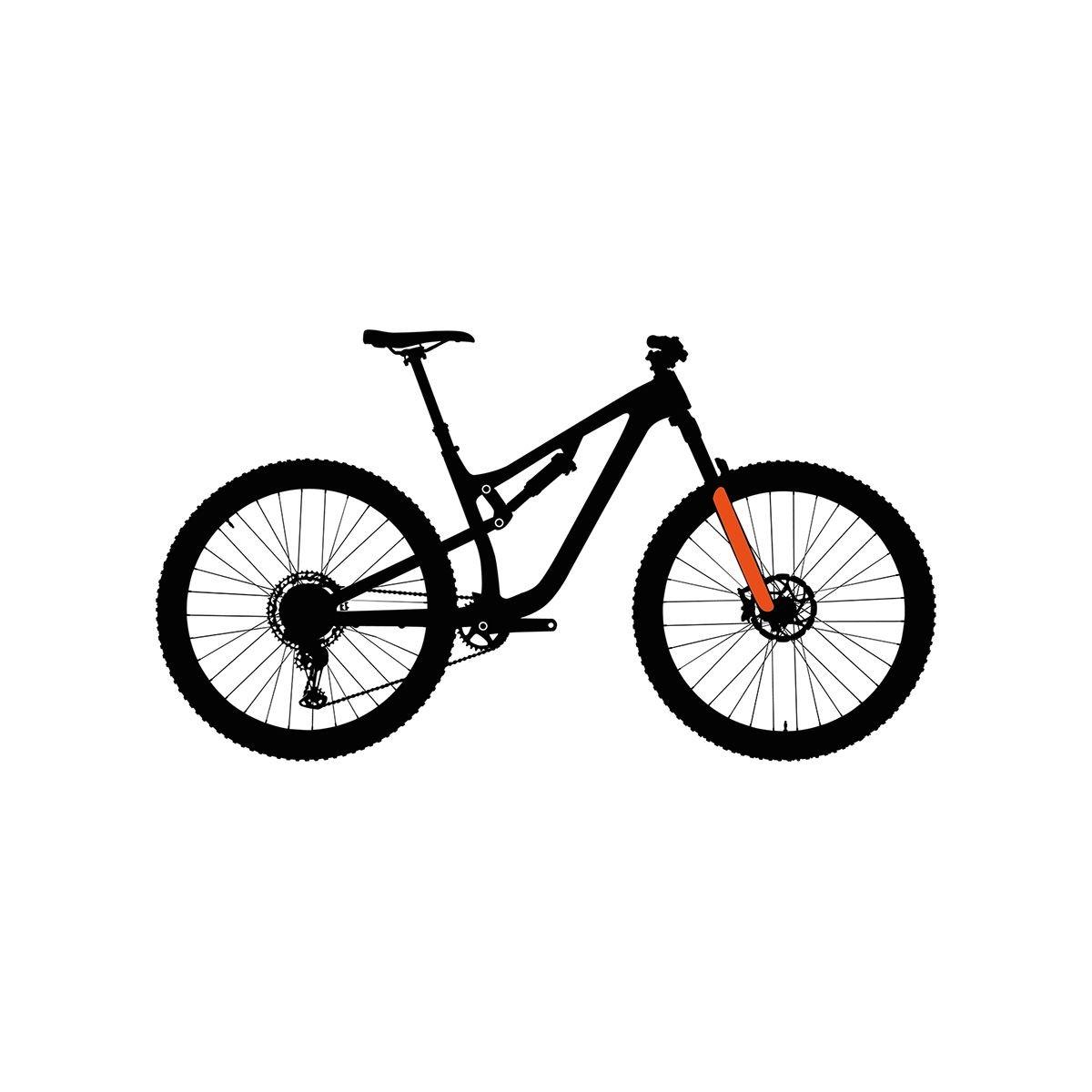 Clear - Bike Shield - Fork Shield Kit - 2