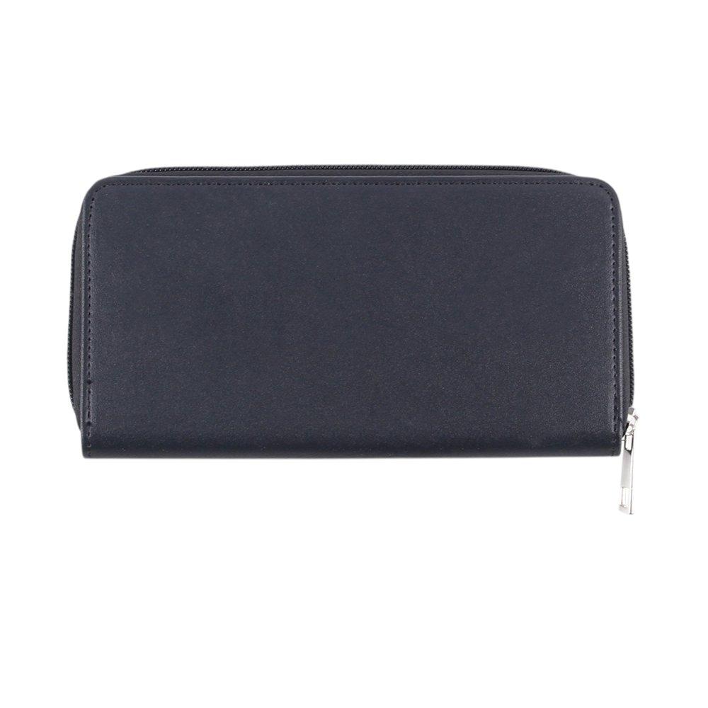 White - Something Different - Triple Moon Zippered Wallet - 3