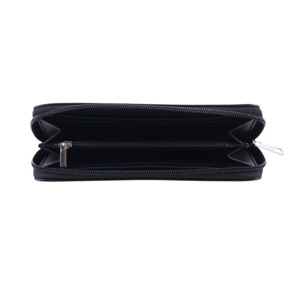 White - Something Different - Triple Moon Zippered Wallet - 4