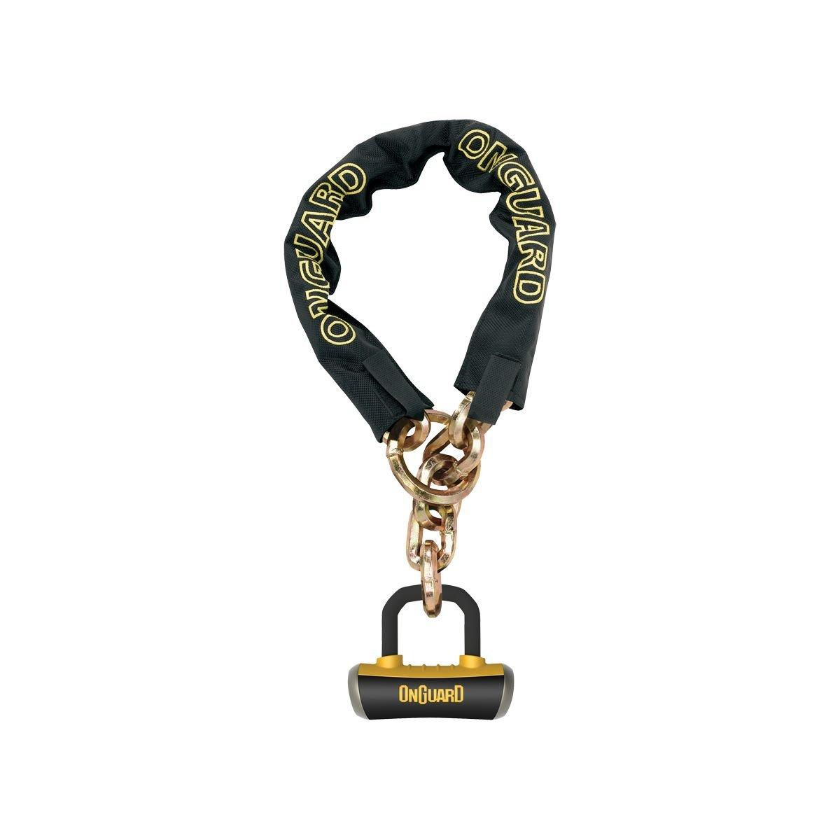 Black/Yellow - OnGuard - Mastiff LP Chain Lock - 1
