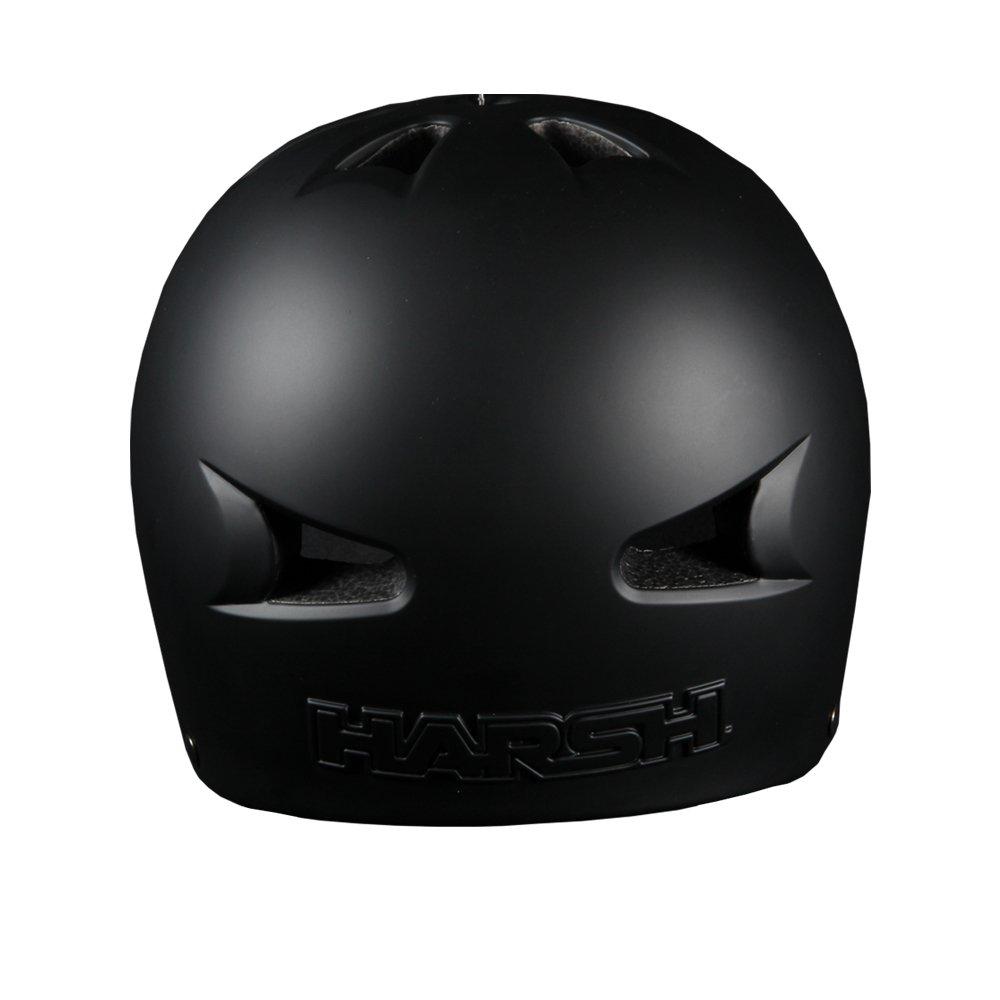 Matt Black - Harsh Protective - HARSH HX1 EPS LIGHTWEIGHT SKATE/BOARD HELMET - 4
