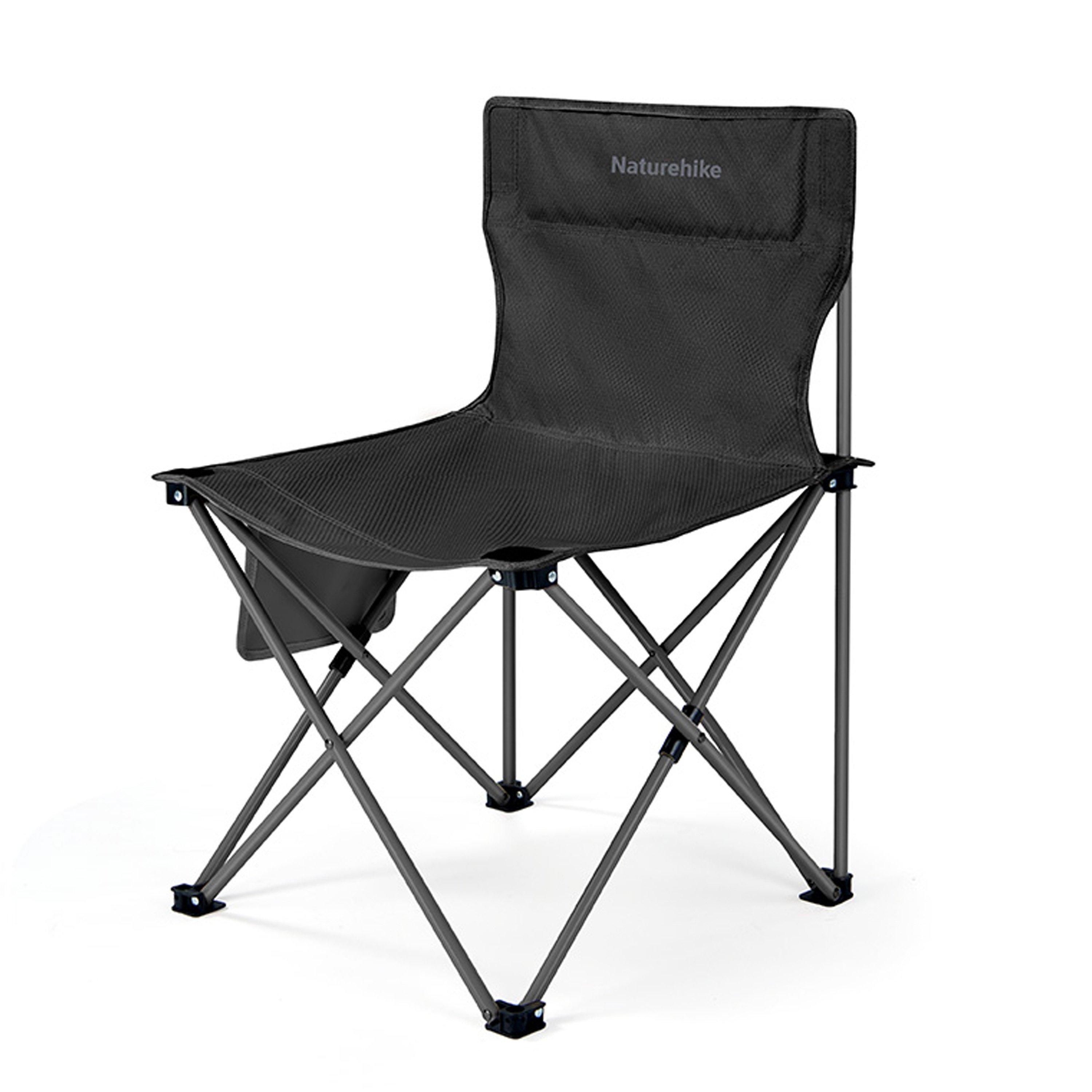 Black - Naturehike - Shan Lan T01 Folding Camping Stool