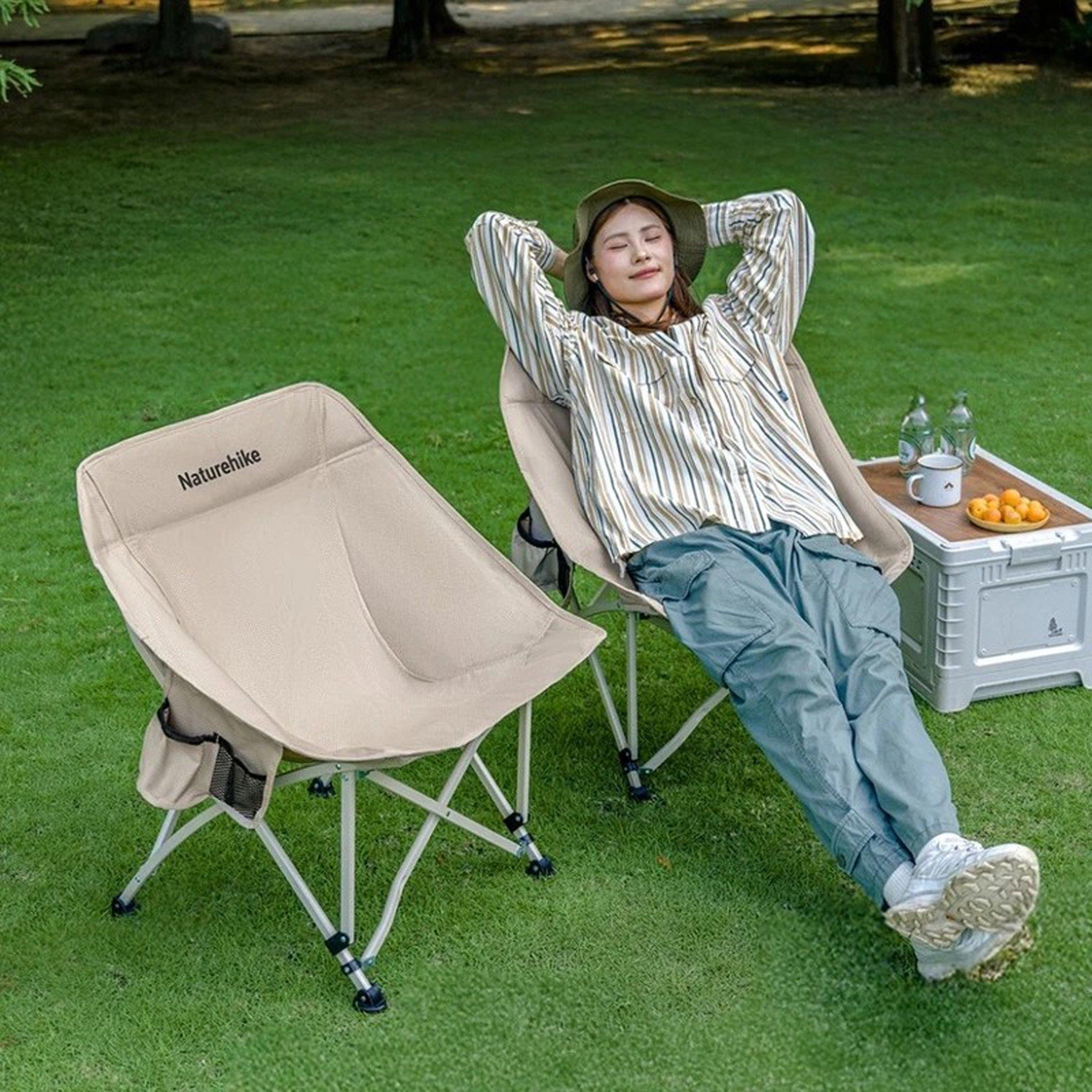 Black - Naturehike - All-Terrain Contoured Moon Chair - 3