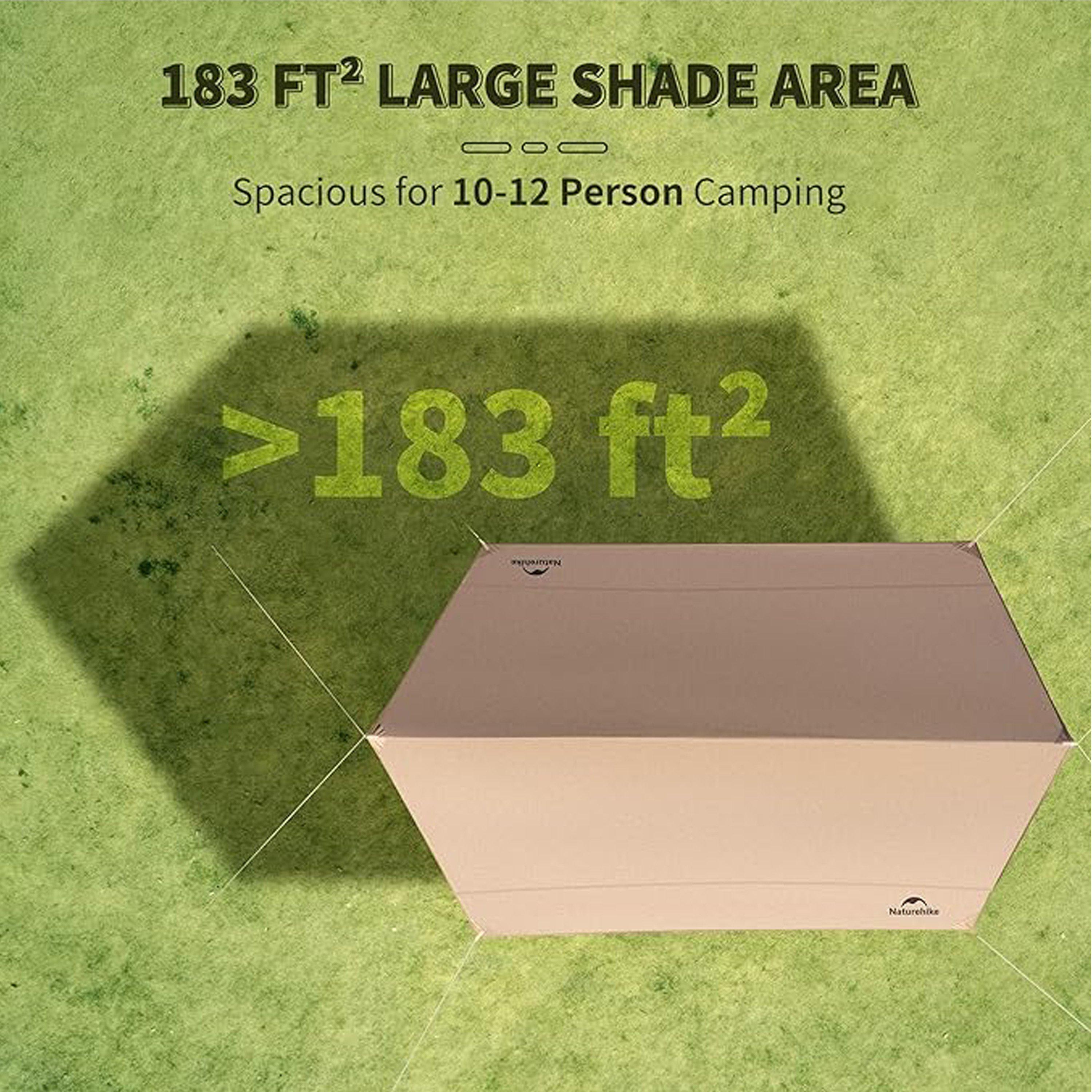 Vinyl - Naturehike - Cloud Skies Lite Vinyl Tarp - 2