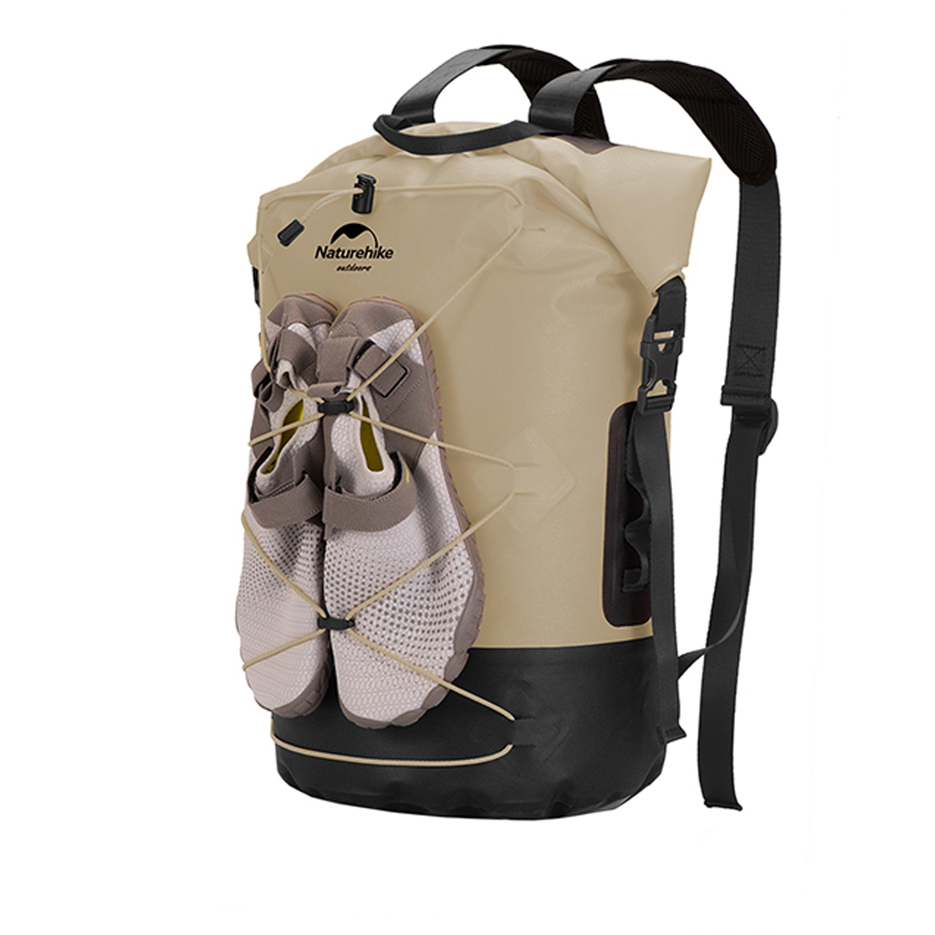 Naturehike  Wet And Dry Separation Waterproof Bag - Khaki - 20L
