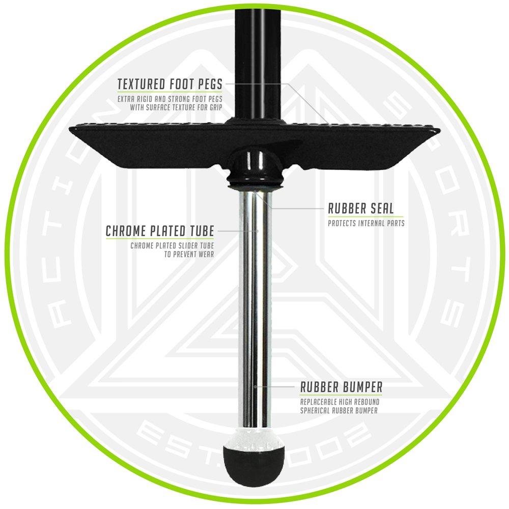 Black / Lime - Madd Gear - MADD GEAR CLASSIC RETRO POGO STICK - BOYS & GIRLS - 4