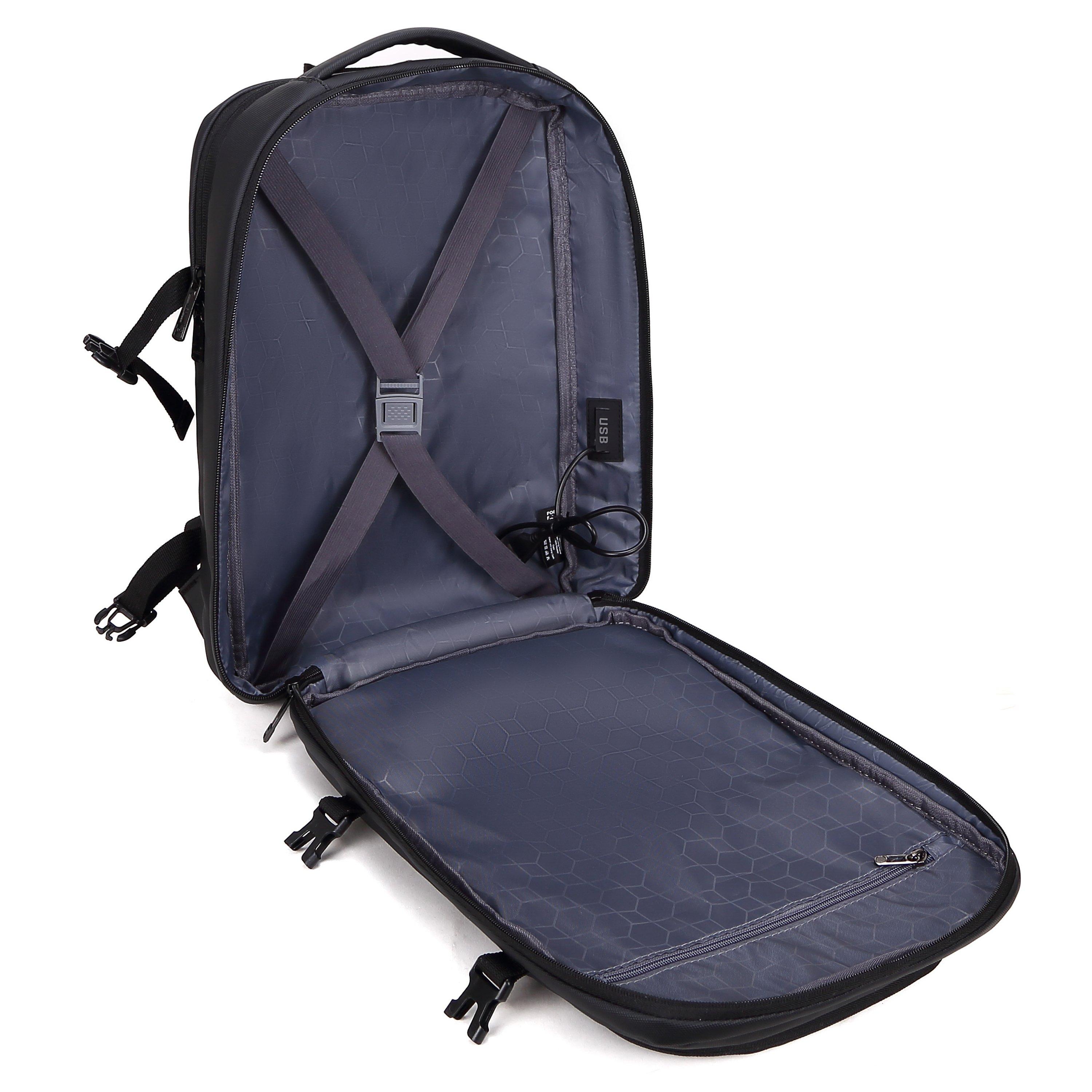 Black Ab009-01t - A2B - Pioneer Weatherproof RyanAir 20L Onboard Backpack - 11