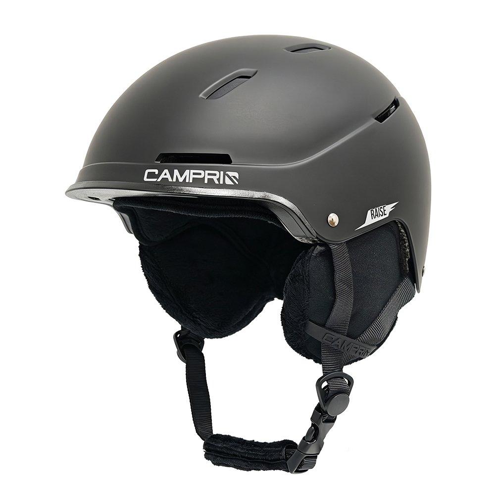 Preto - Campri - Adults Raise Ski Helmet - 1