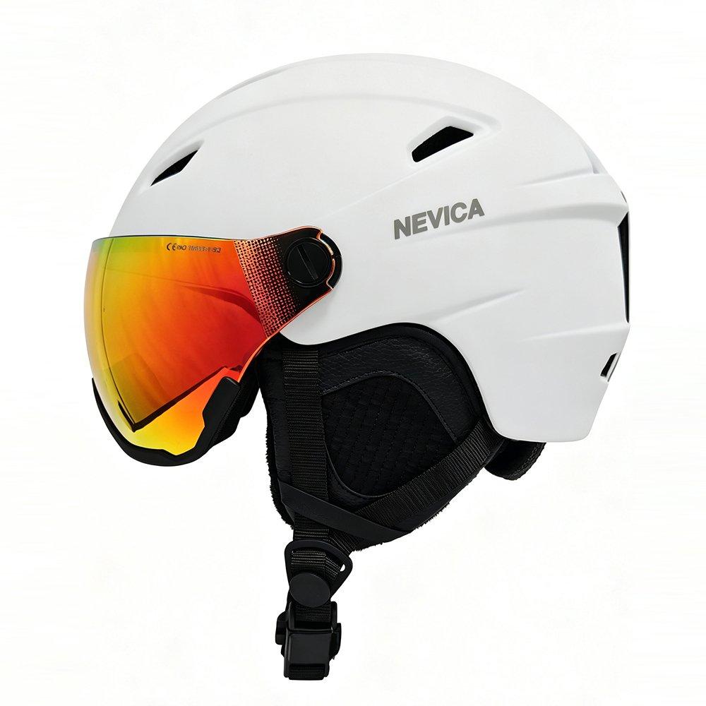 White - Nevica - Vail Visor Ski Helmet Adults - 4