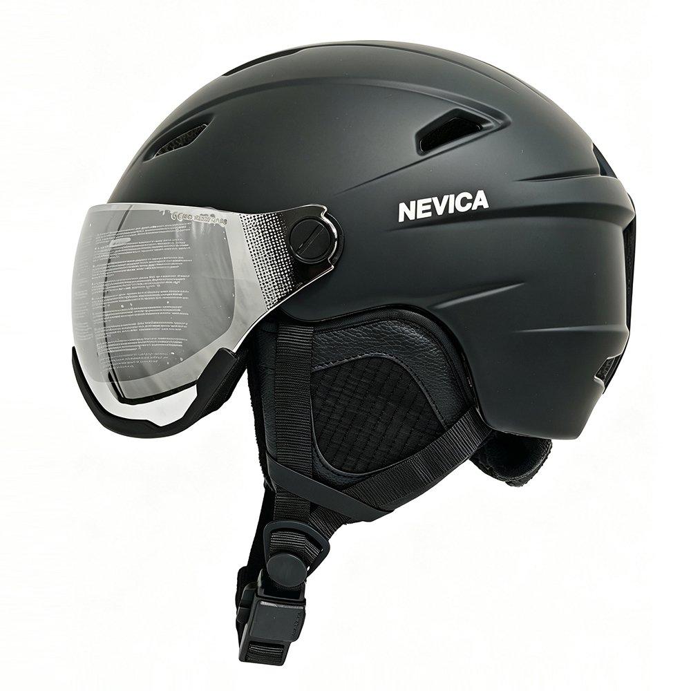Black - Nevica - Vail Visor Ski Helmet Adults - 4