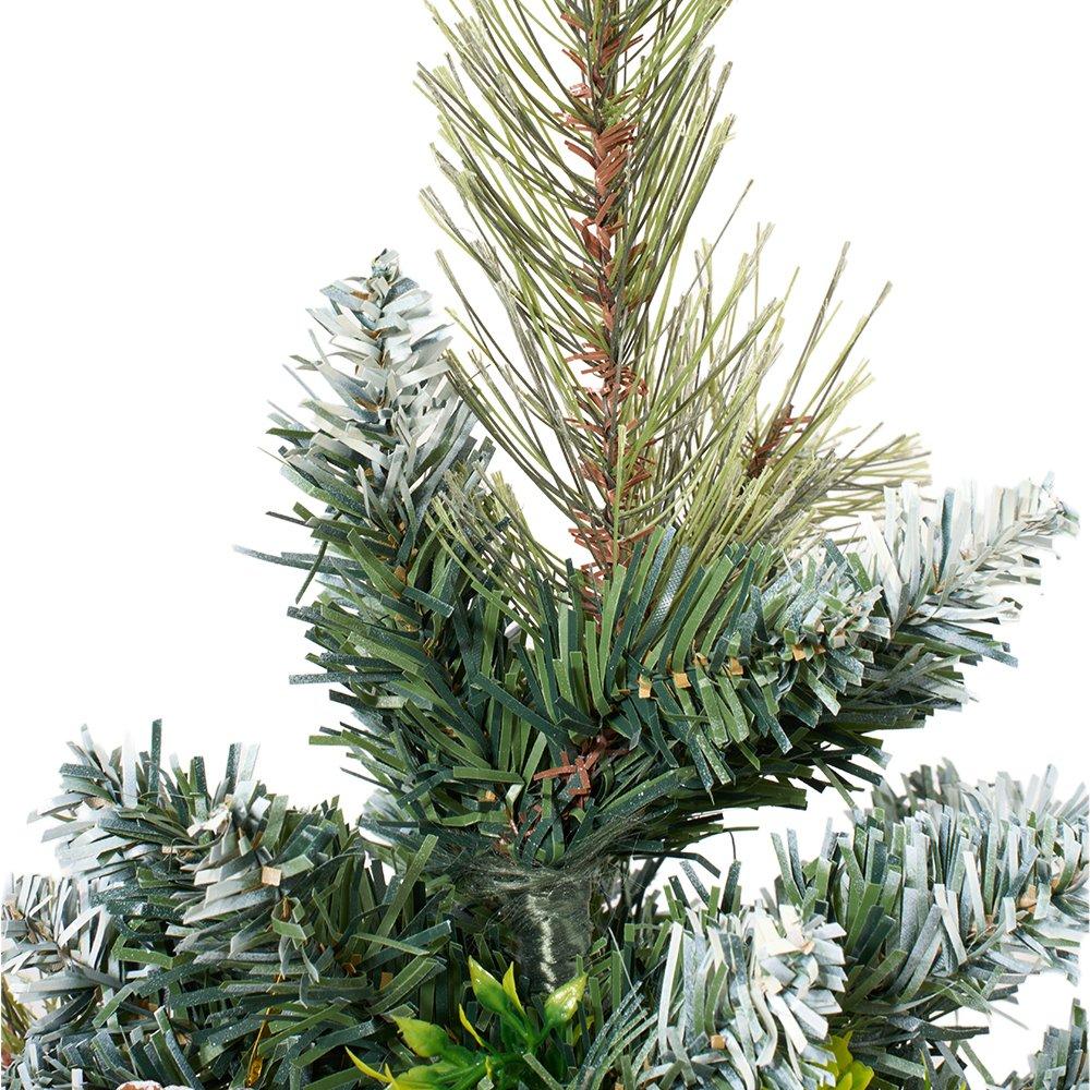 Green - LIFE IDEAS - Christmas Tree Ground Stake with Light and Timer - 3