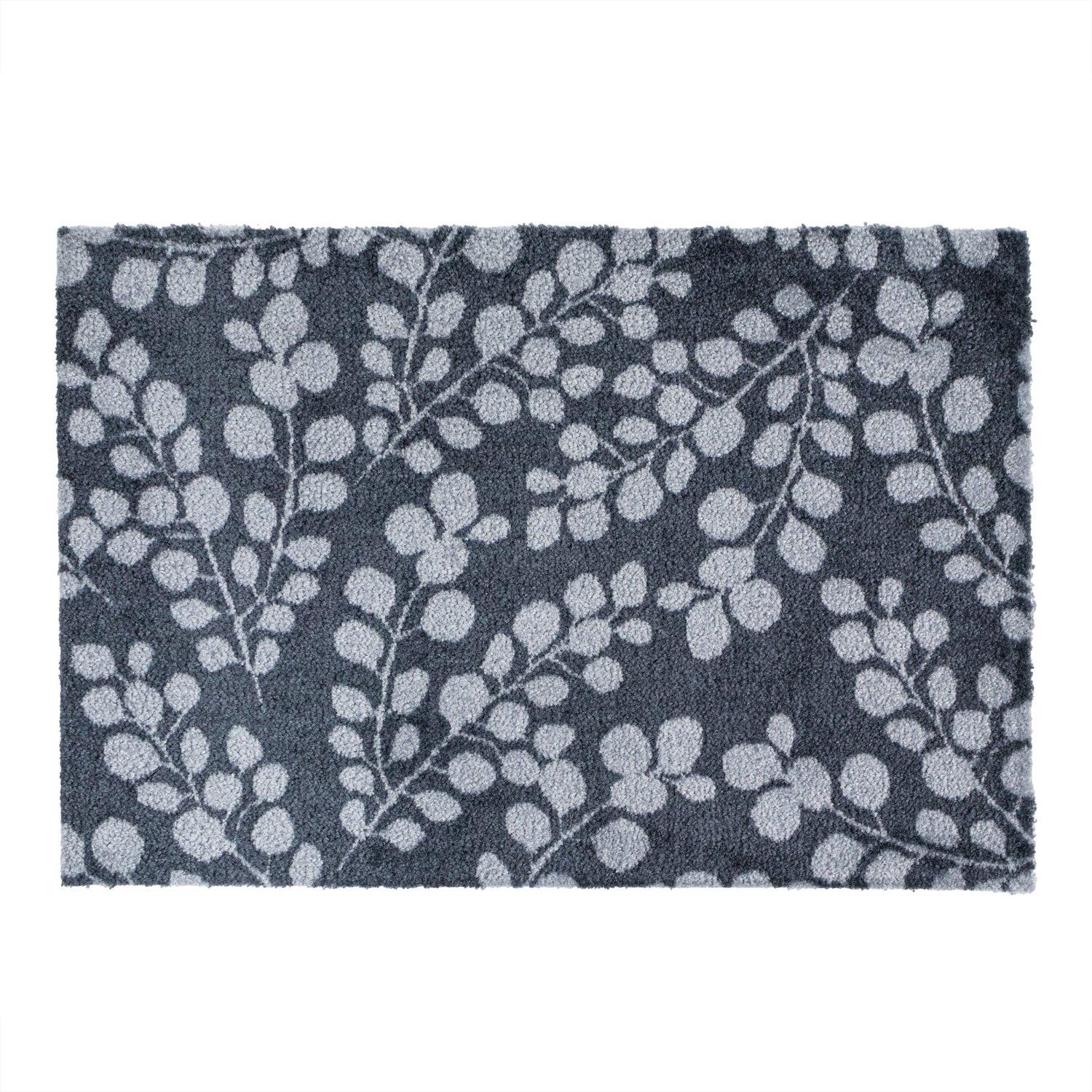 Grey - JVL - Mega Mat Entrance Doormat Branches 50x75cm - 1