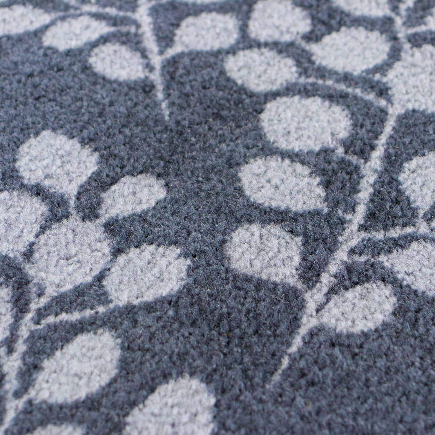 Grey - JVL - Mega Mat Entrance Doormat Branches 50x75cm - 3