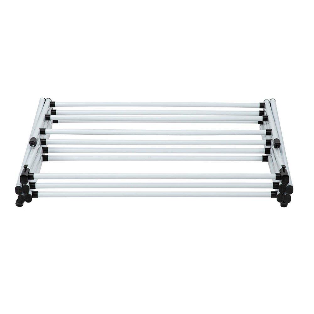 White - LIFE IDEAS - Foldable Clothes Drying Rack Clothes Airer - 6