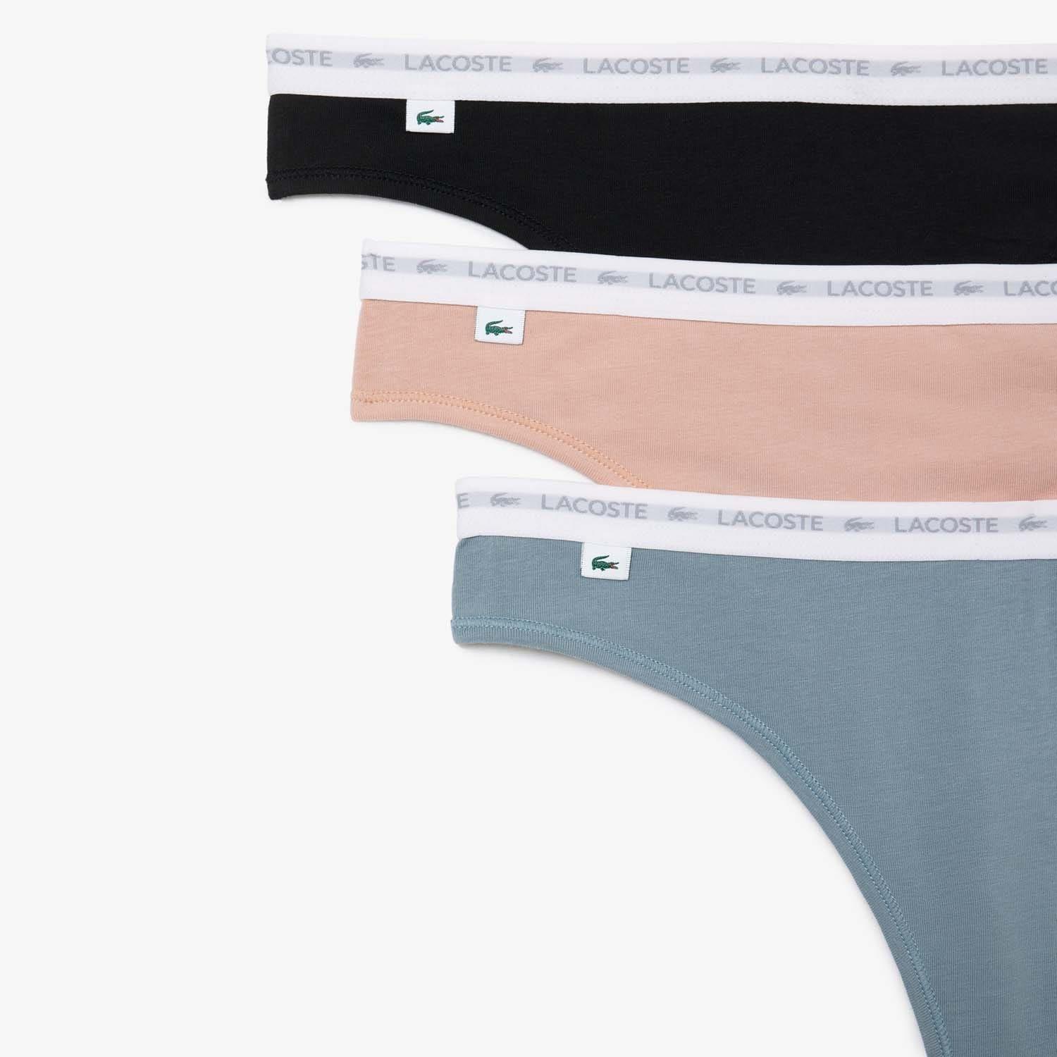 Lacoste 3 Pack Stretch Cotton String Briefs | USC