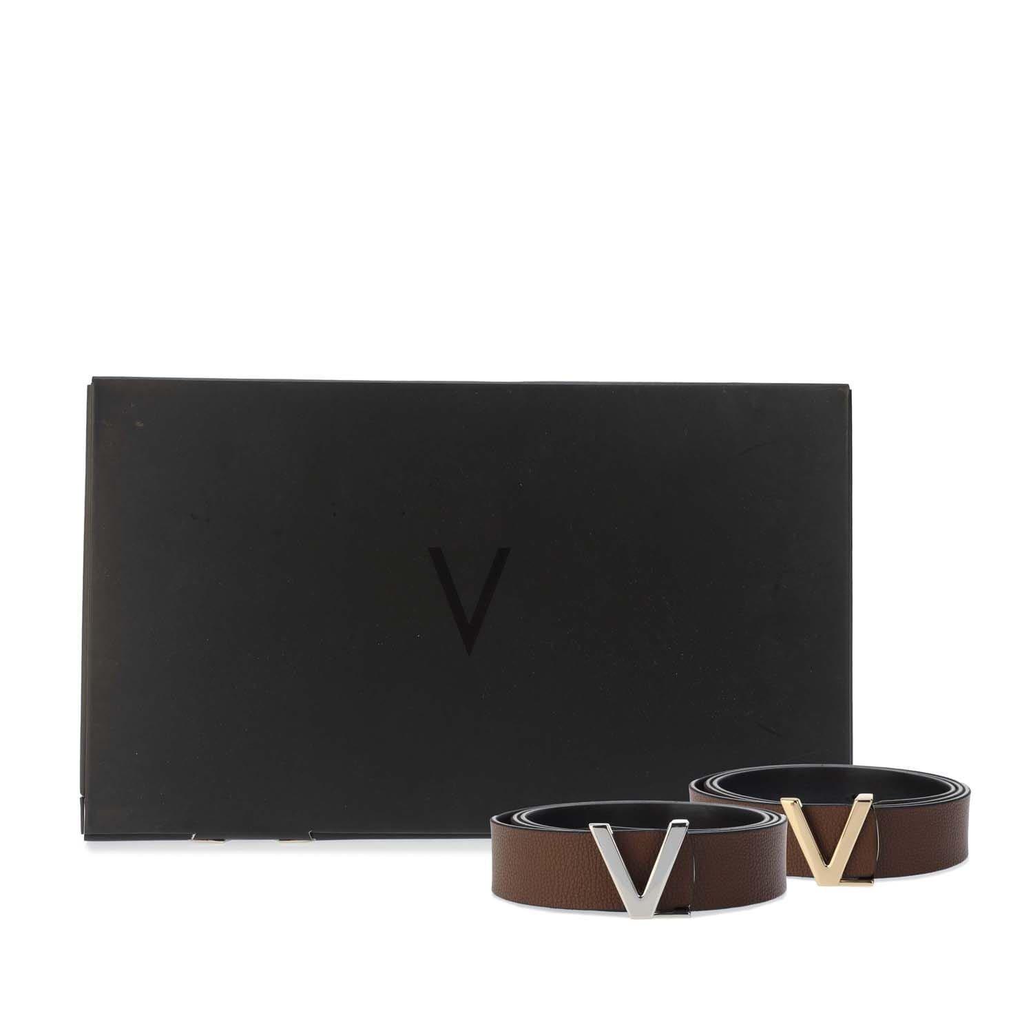 Brown - Valentino - Belt Gift Set - 2