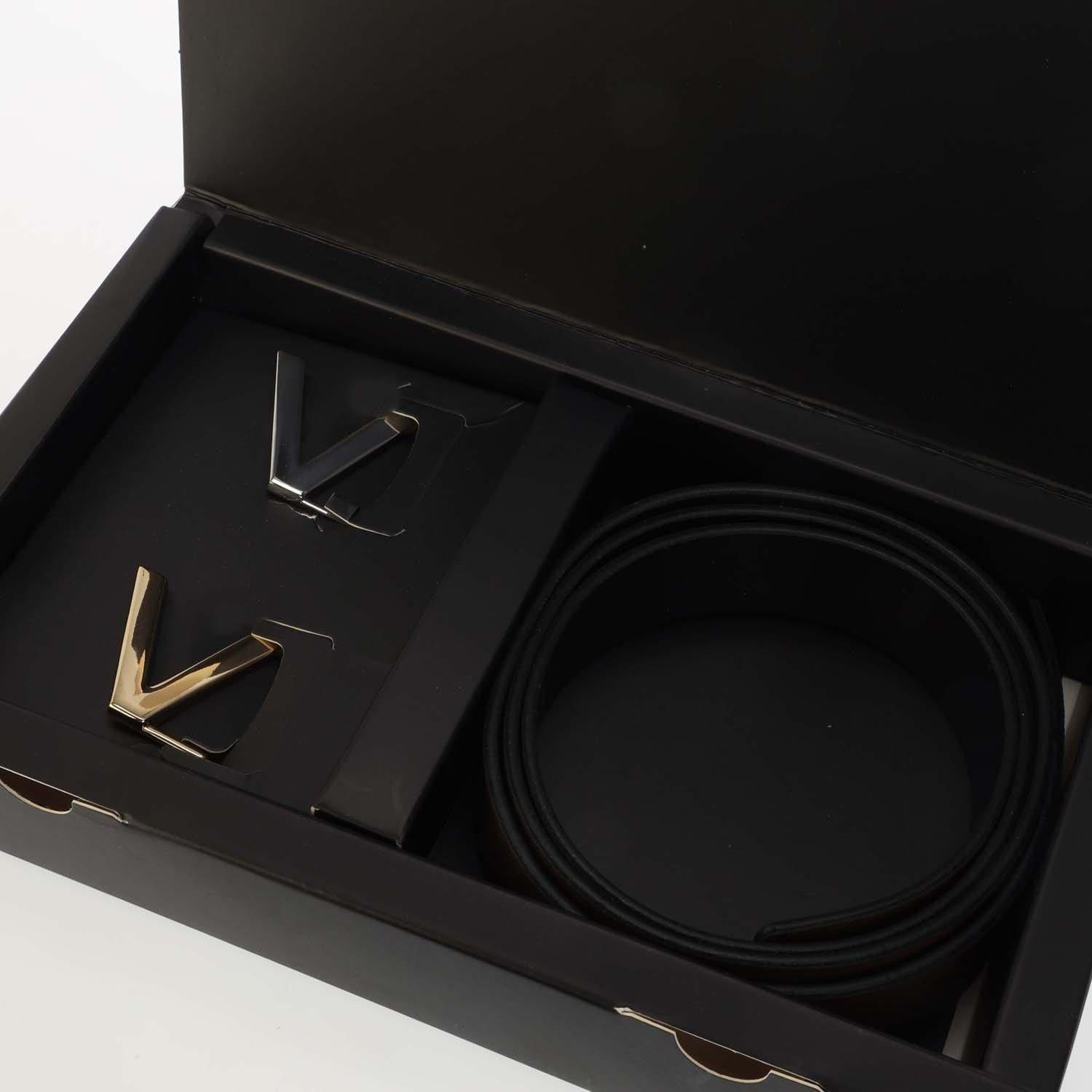 Brown - Valentino - Belt Gift Set - 3