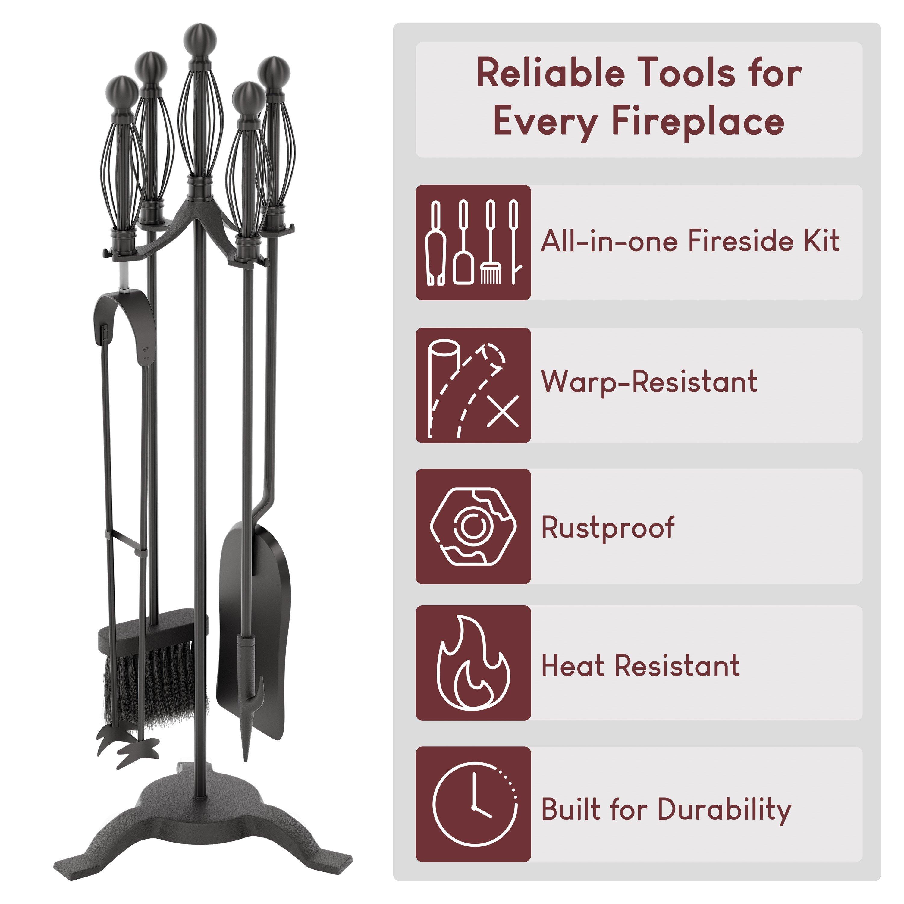 Black - Lassic - Fire Vida 5 Piece Darton Companion Set - 4