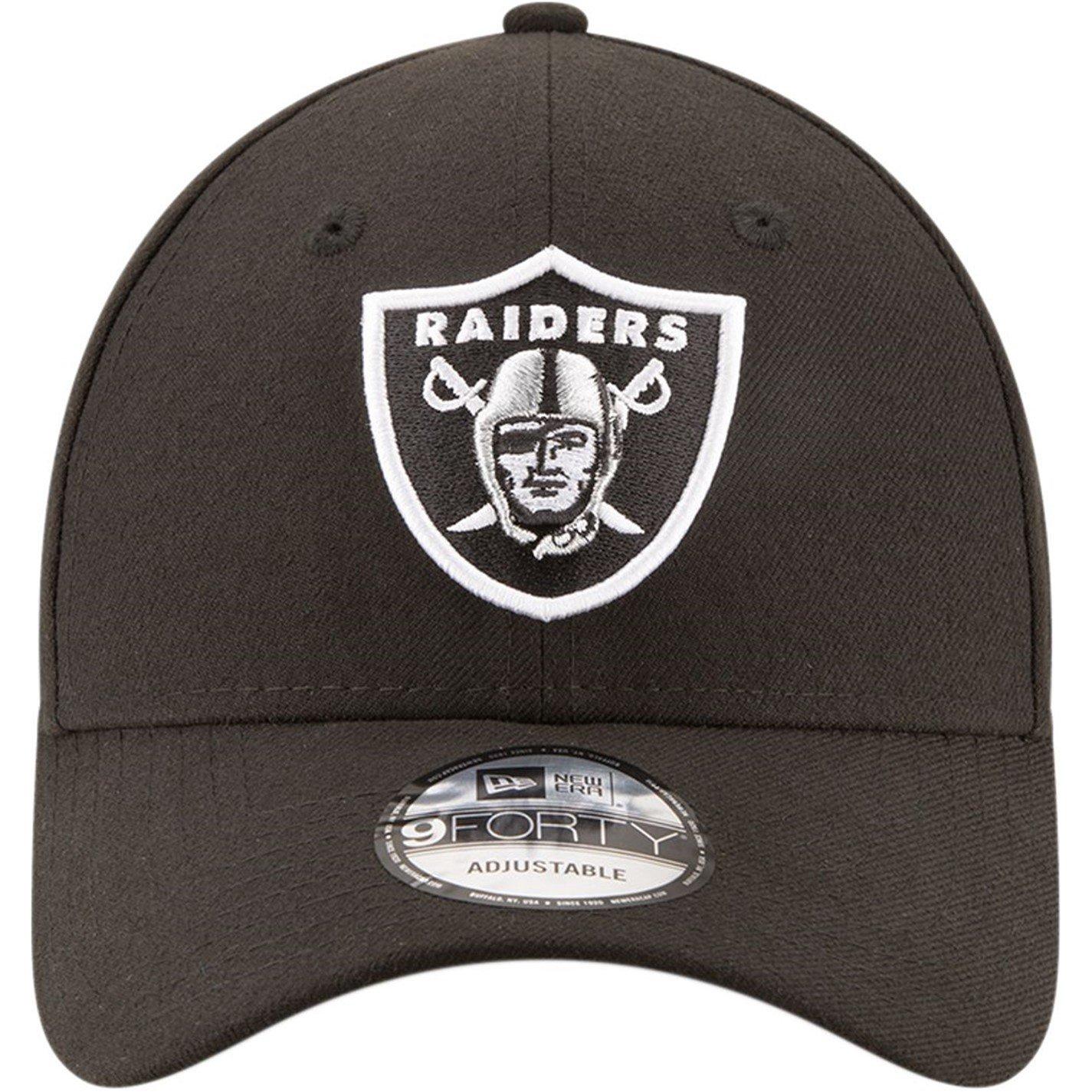 Raiders Black - New Era - 9FORTY Adjustable Baseball Cap - 3