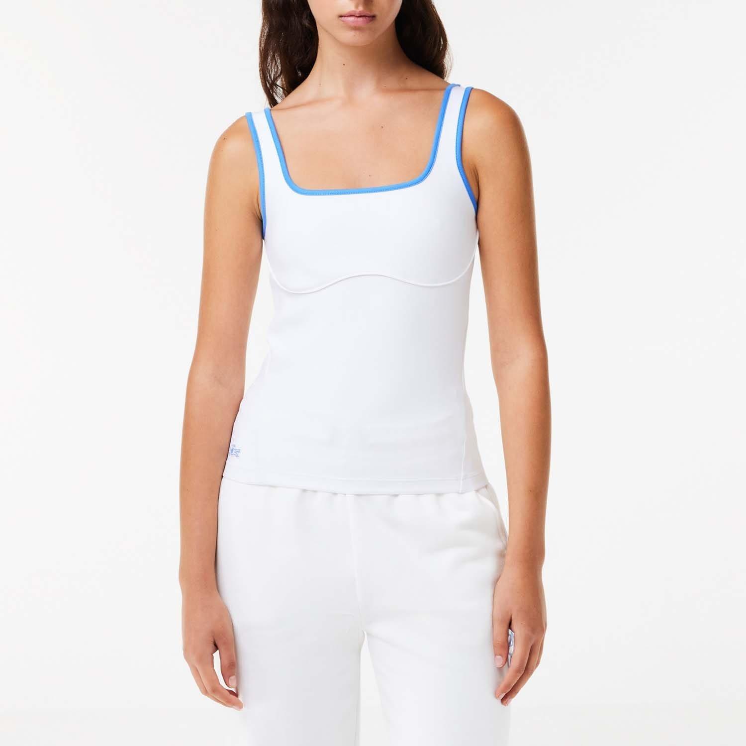 White - Lacoste - Lacoste x EleVen by Venus Technical Tank Top - 1