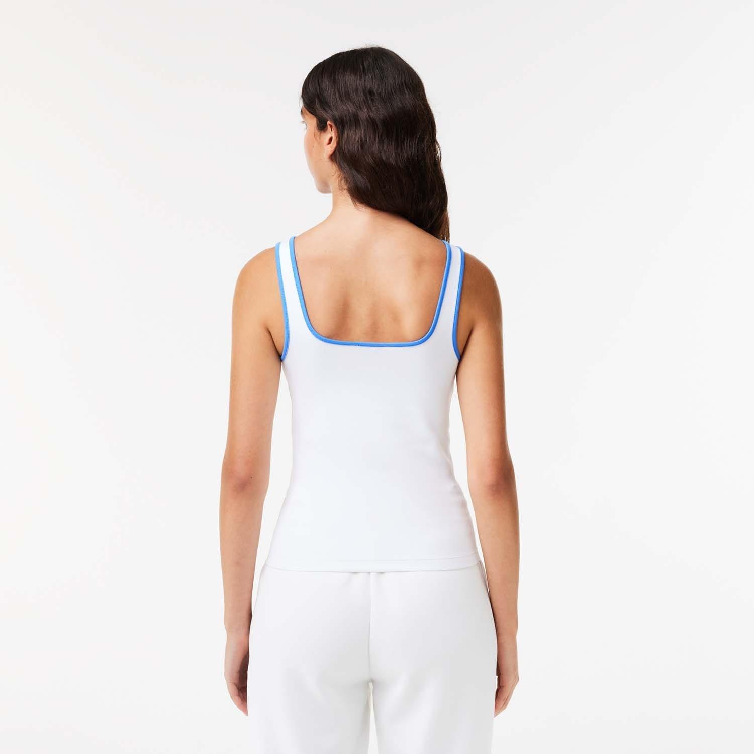 White - Lacoste - Lacoste x EleVen by Venus Technical Tank Top - 2