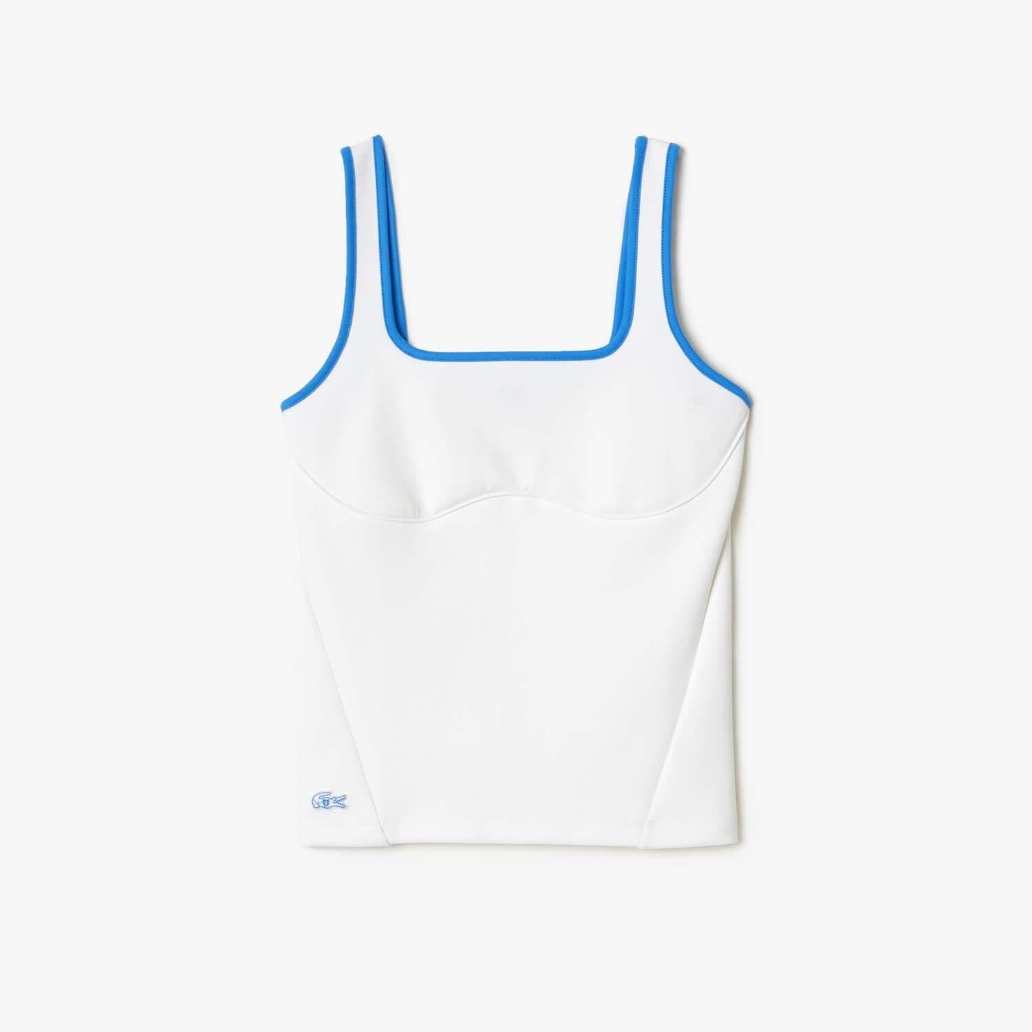 White - Lacoste - Lacoste x EleVen by Venus Technical Tank Top - 3