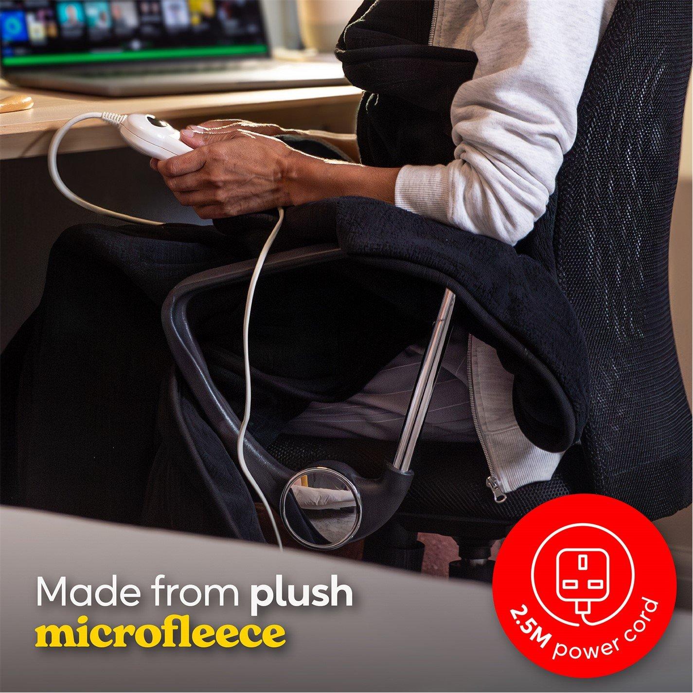 Black - Russell Hobbs - Russell Hobbs RHHT1004BLA Heated Throw Black - 6