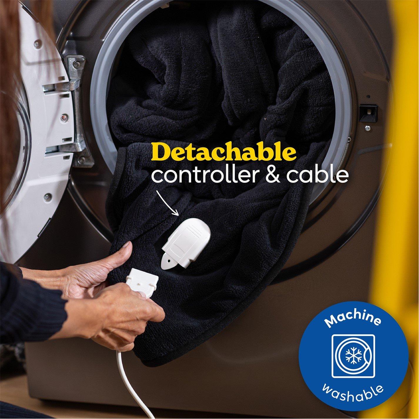 Black - Russell Hobbs - Russell Hobbs RHHT1004BLA Heated Throw Black - 7