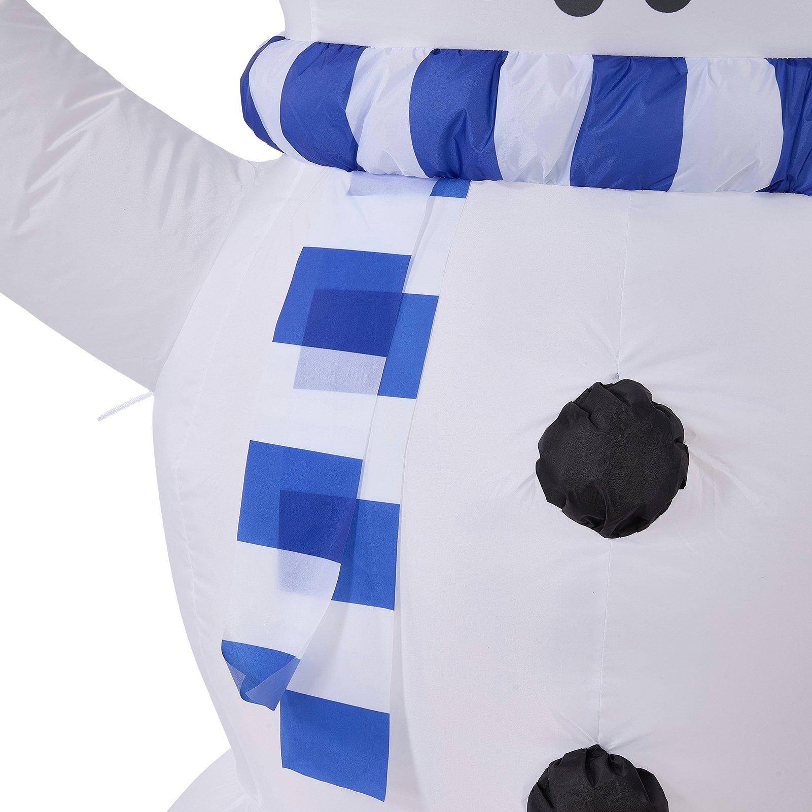 Multi - LIFE IDEAS - 2.1m Christmas Inflatable Snowman Family - 7