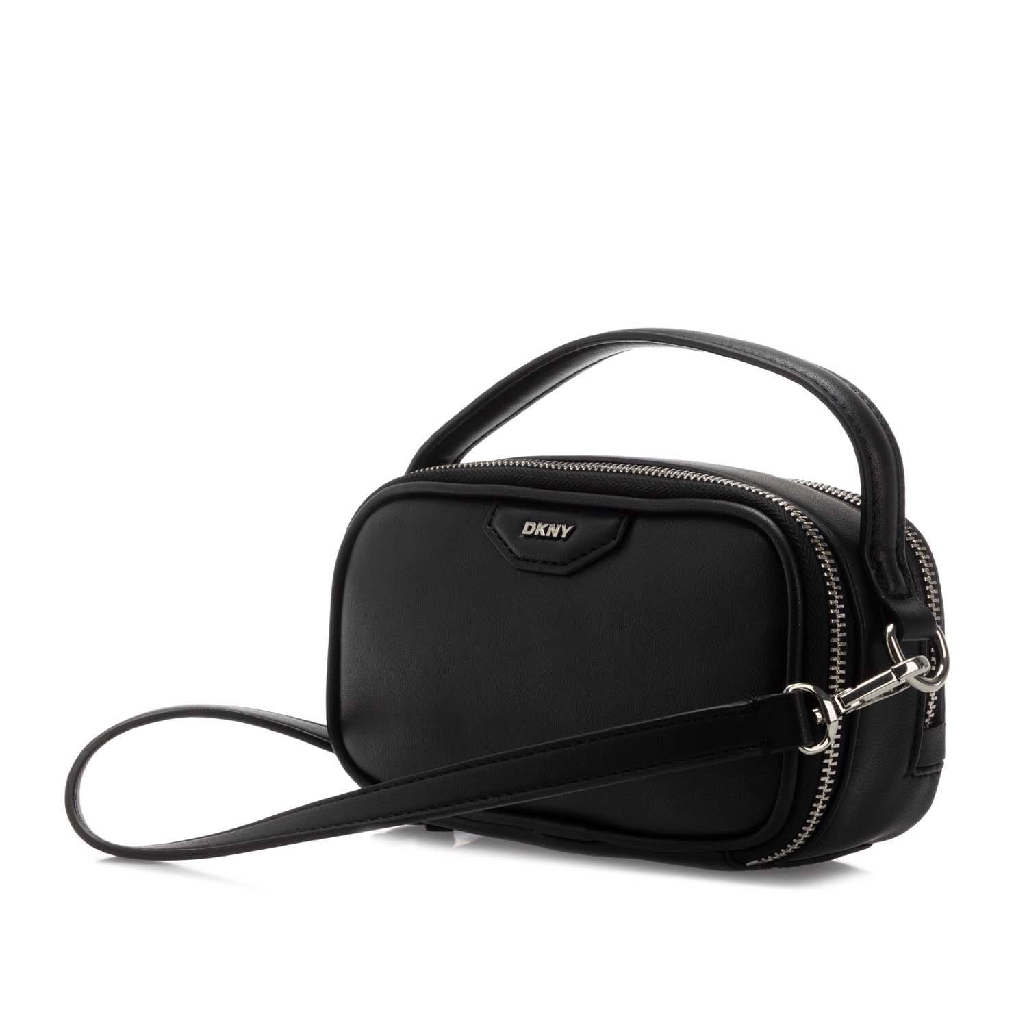 Black Silver - DKNY - Naria Dz Top Handle Camera Crossbody - 2