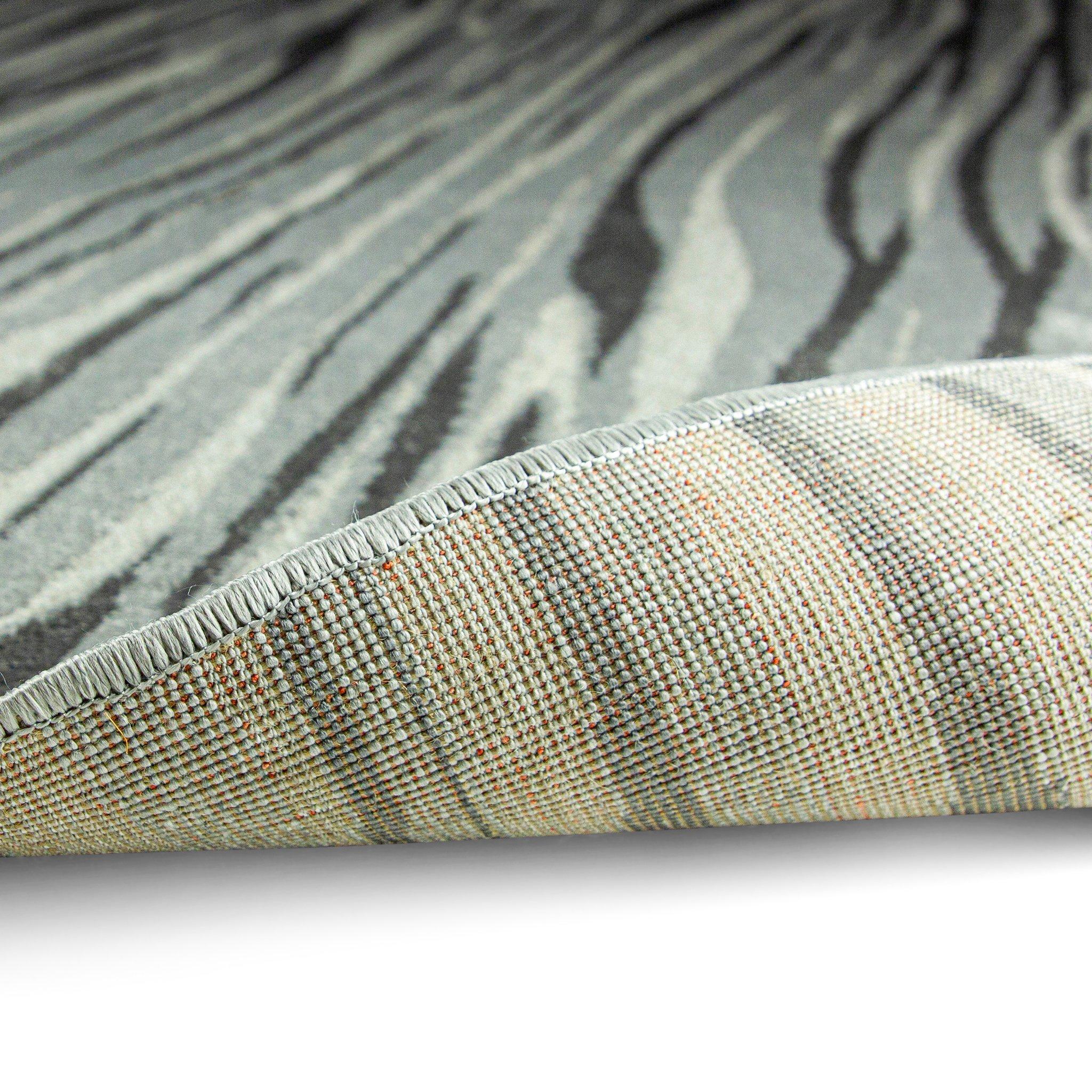 Grey - Arthouse - Rhythm Willow Grey 120 x 170cm Rug - 4