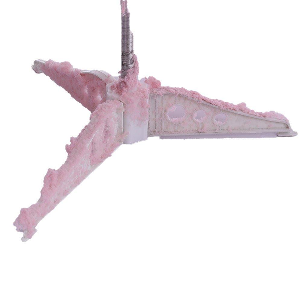 Pink - LIFE IDEAS - 60cm Pink Flocked Christmas Tree Set - 9