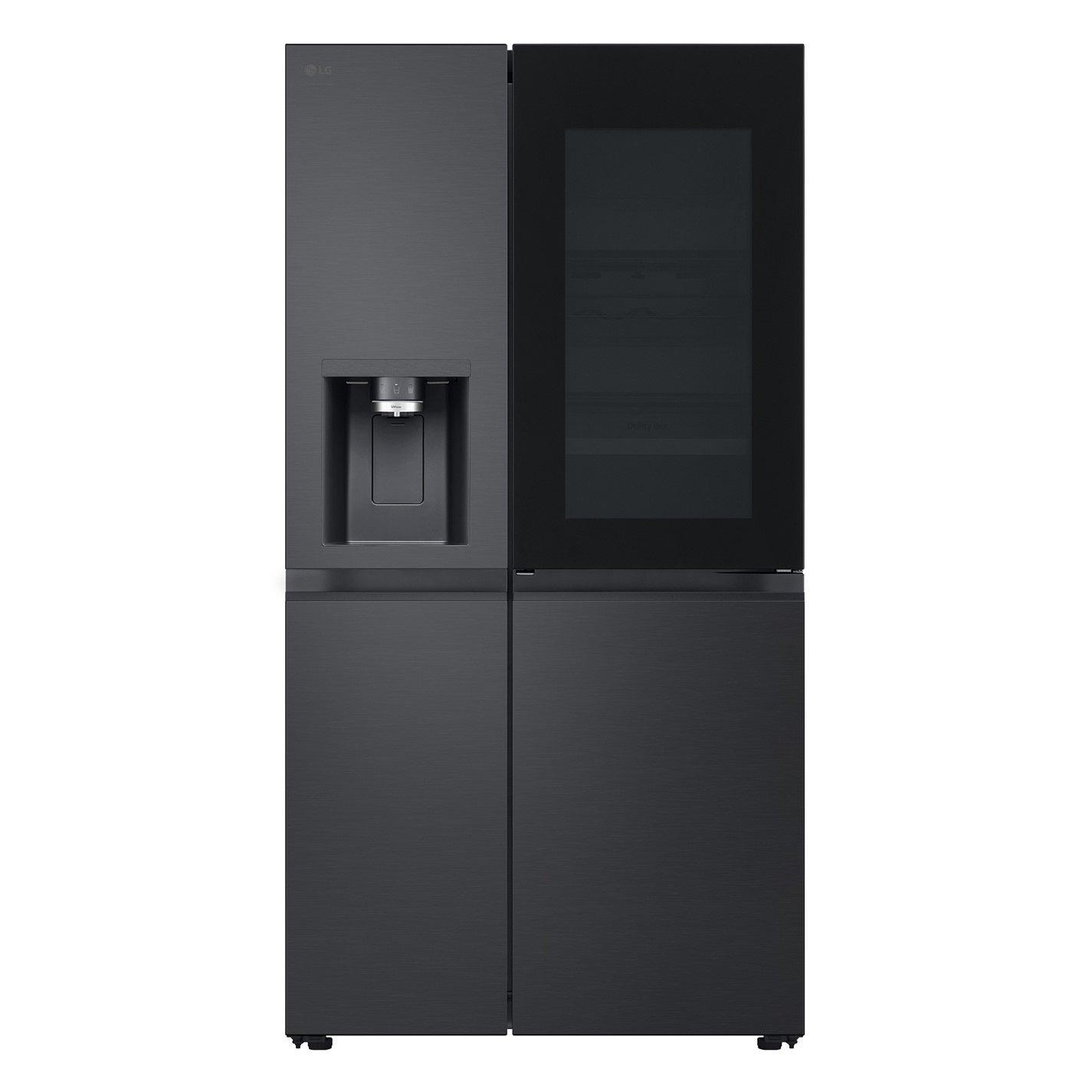 Lg  Instaview™ American Style Smart Fridge Freezer - Essence Black S - 628 Litres